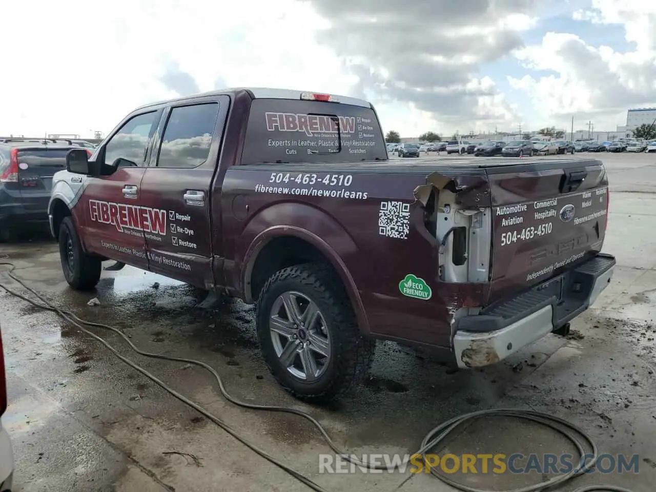 2 fotografías del automóvil dañado 1FTEW1E54KKF22314 FORD F-150 2019