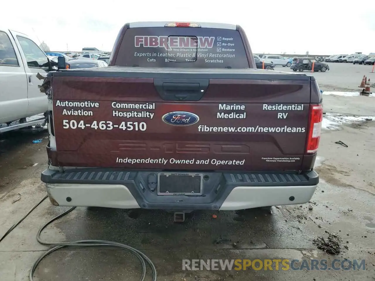 6 fotografías del automóvil dañado 1FTEW1E54KKF22314 FORD F-150 2019