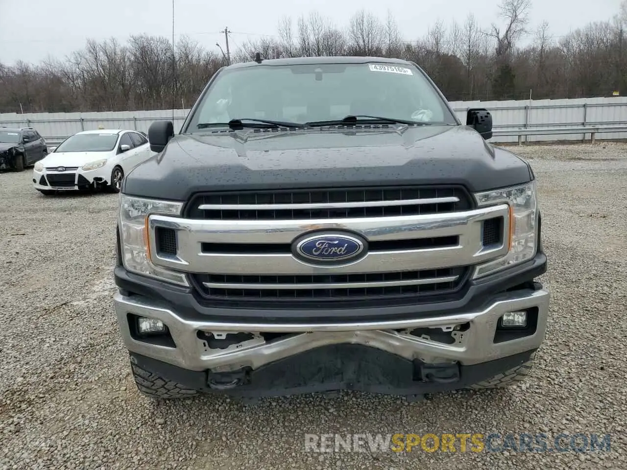 5 fotografías del automóvil dañado 1FTEW1E55KFB20343 FORD F-150 2019