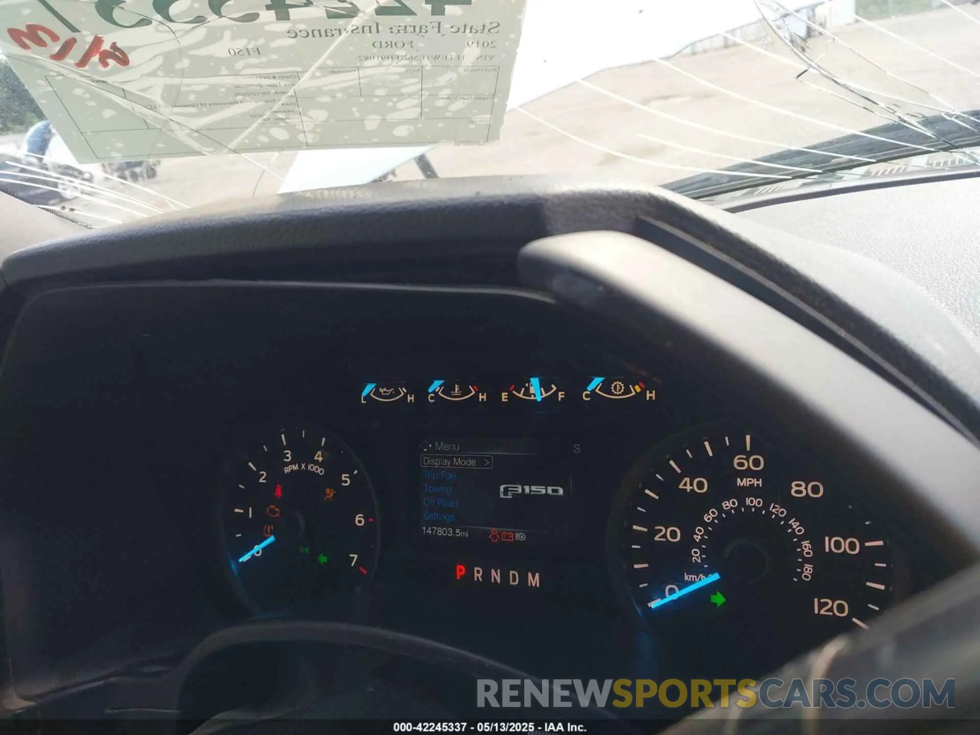 7 fotografías del automóvil dañado 1FTEW1E56KFB91082 FORD F-150 2019
