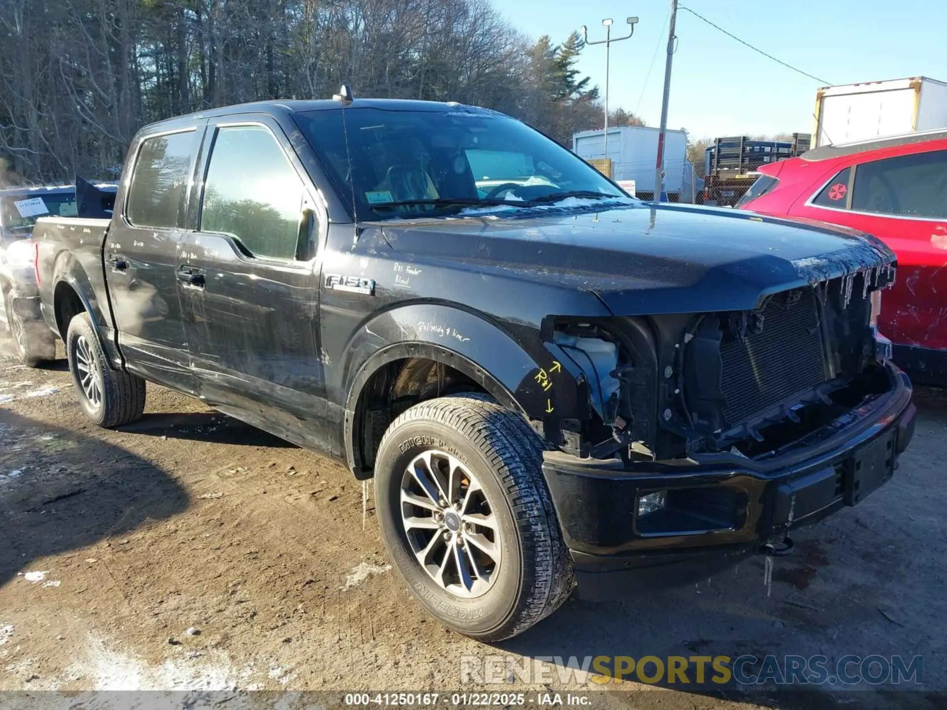 1 fotografías del automóvil dañado 1FTEW1E56KFC73474 FORD F-150 2019