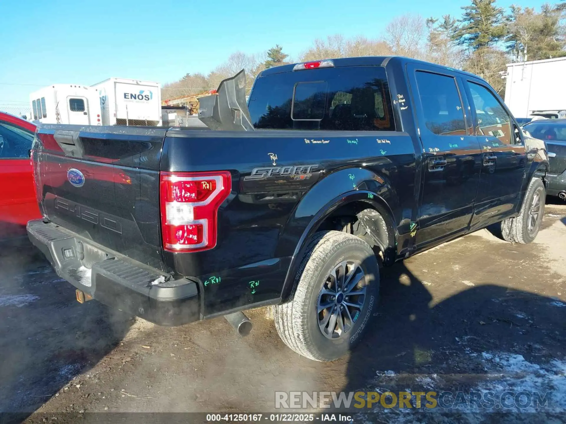 4 fotografías del automóvil dañado 1FTEW1E56KFC73474 FORD F-150 2019
