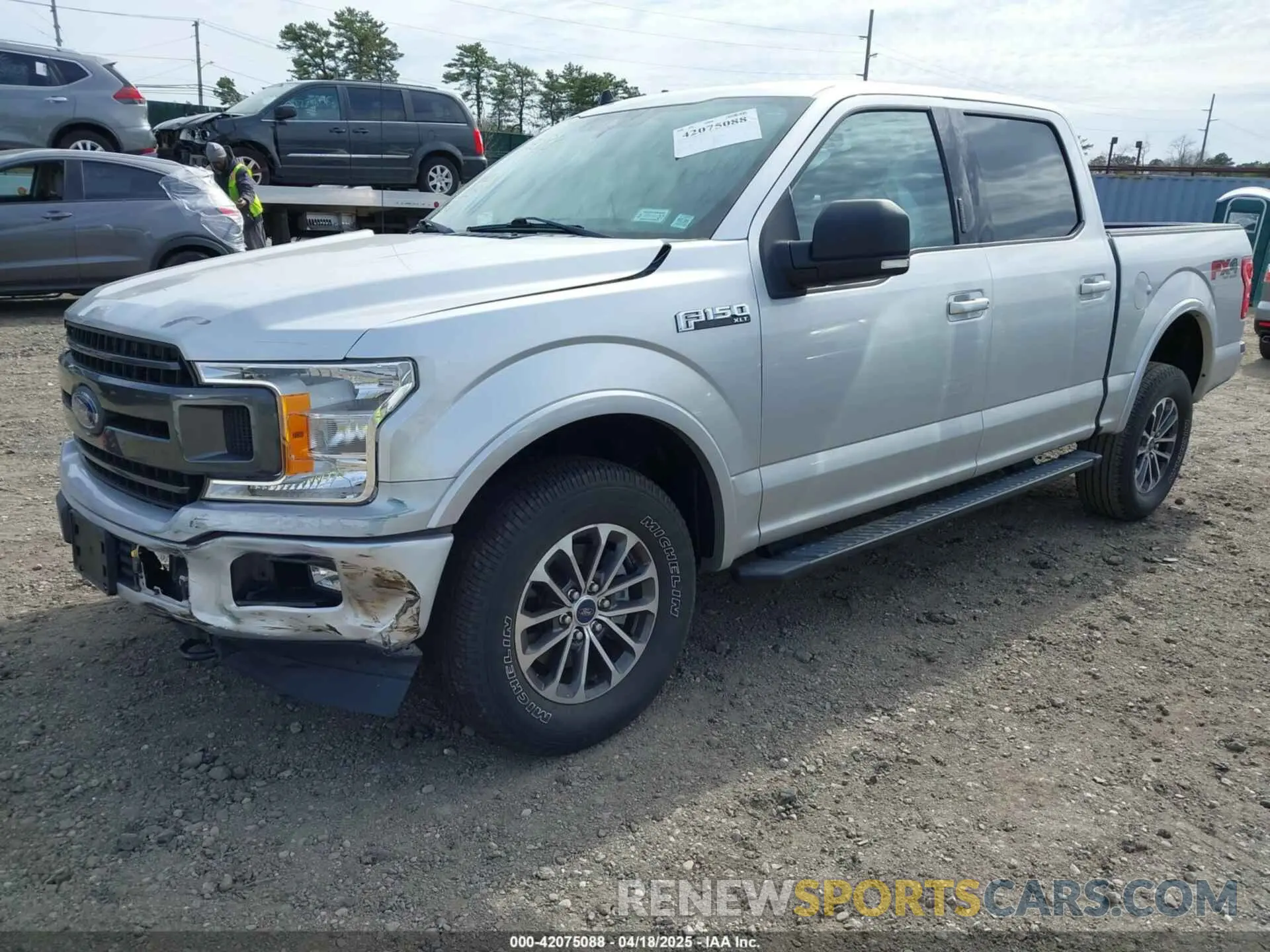2 fotografías del automóvil dañado 1FTEW1E57KFB57314 FORD F-150 2019