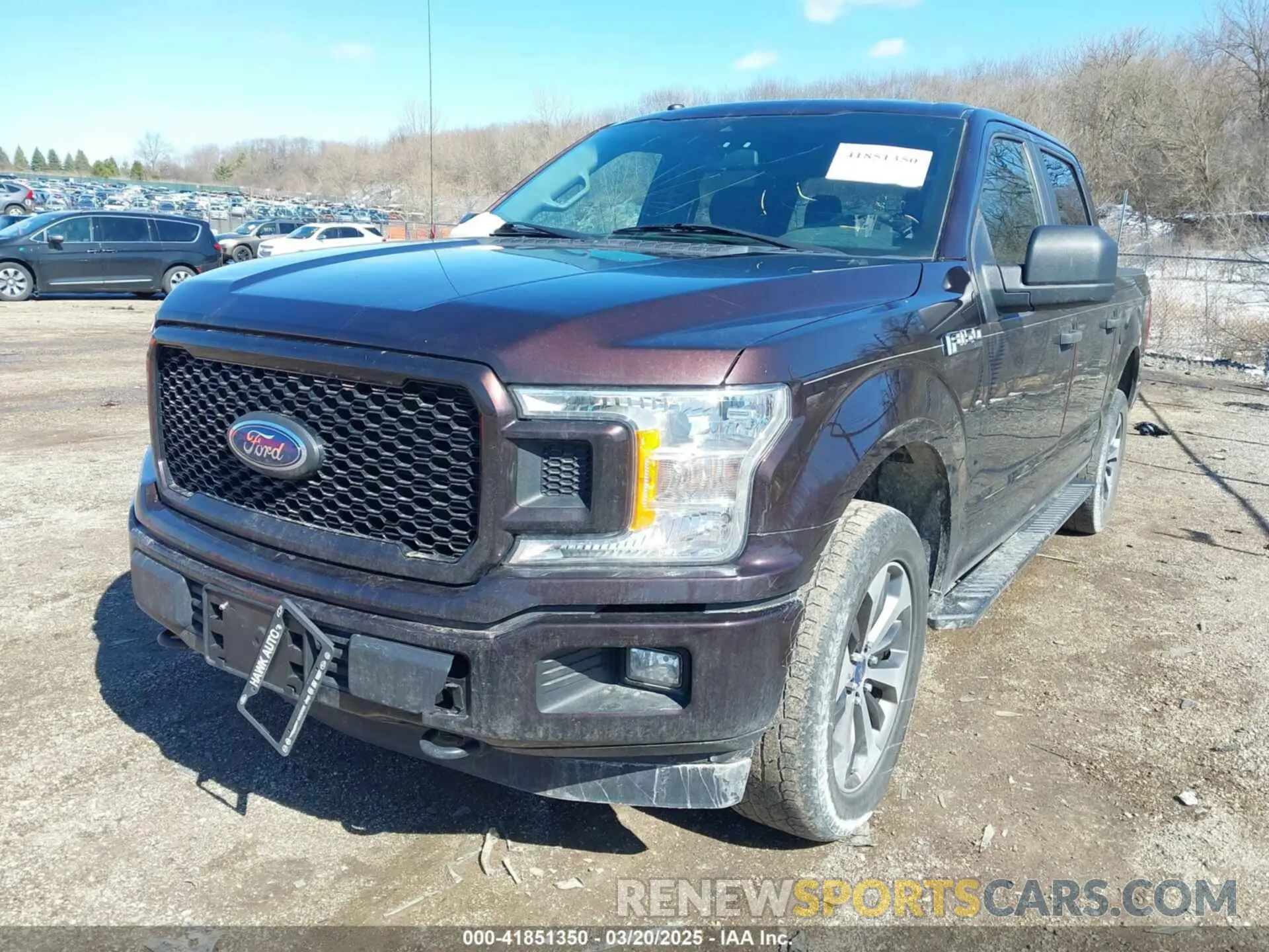 2 fotografías del automóvil dañado 1FTEW1E57KKD43068 FORD F-150 2019