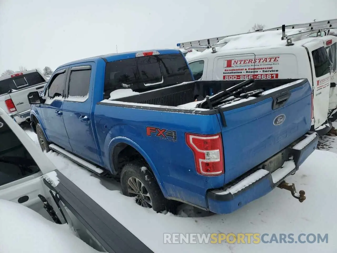 2 fotografías del automóvil dañado 1FTEW1E58KFA04604 FORD F-150 2019