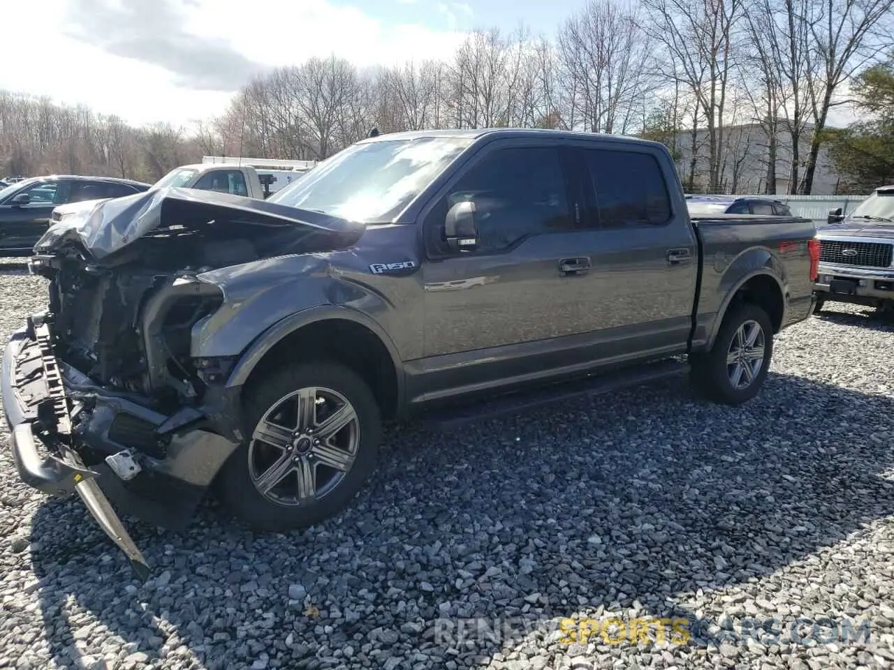 1 fotografías del automóvil dañado 1FTEW1E59KFC73808 FORD F-150 2019