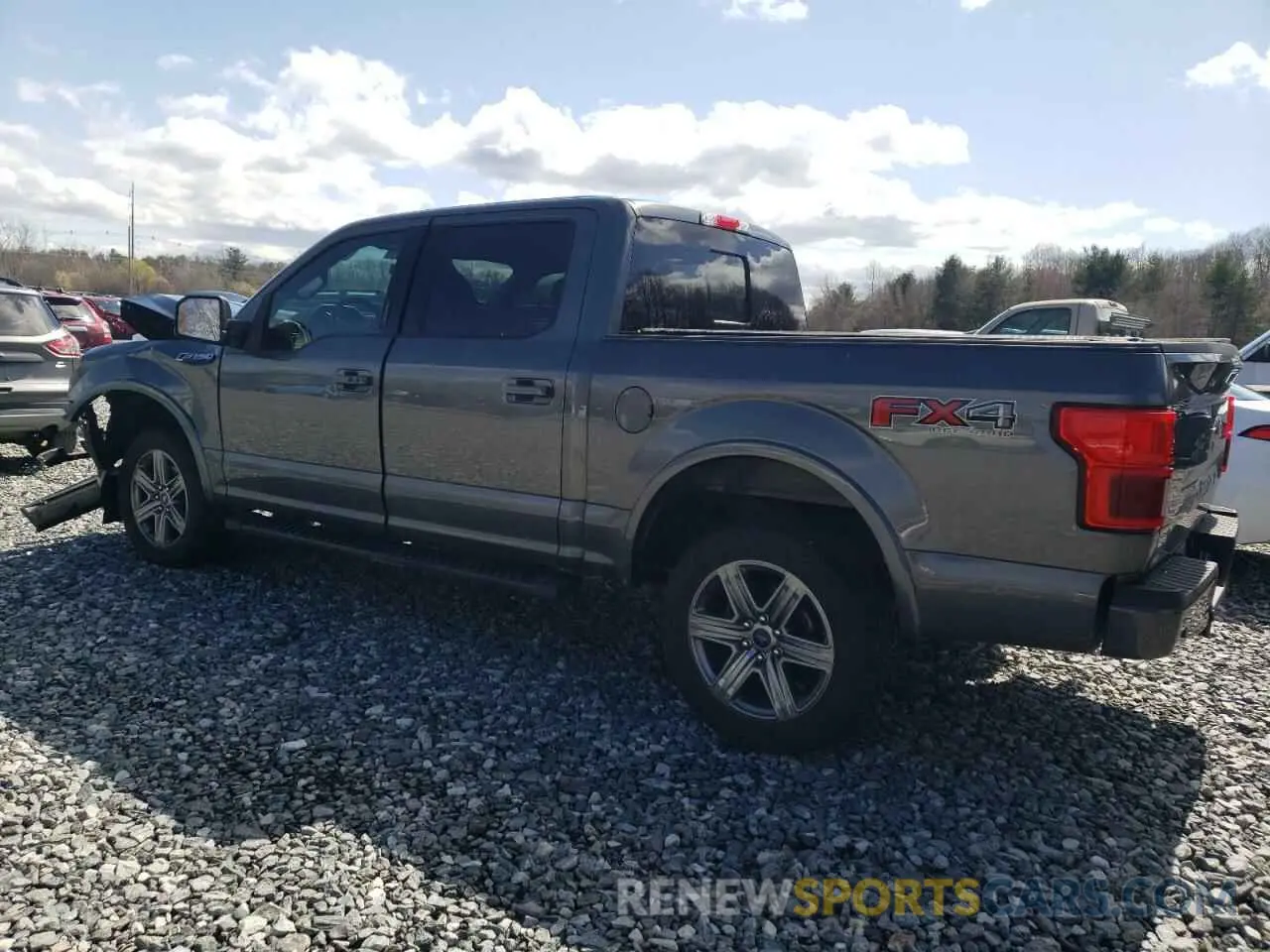 2 fotografías del automóvil dañado 1FTEW1E59KFC73808 FORD F-150 2019