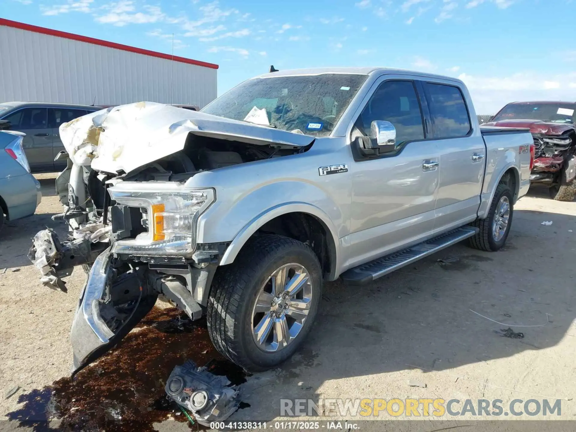 2 fotografías del automóvil dañado 1FTEW1E59KKD96578 FORD F-150 2019