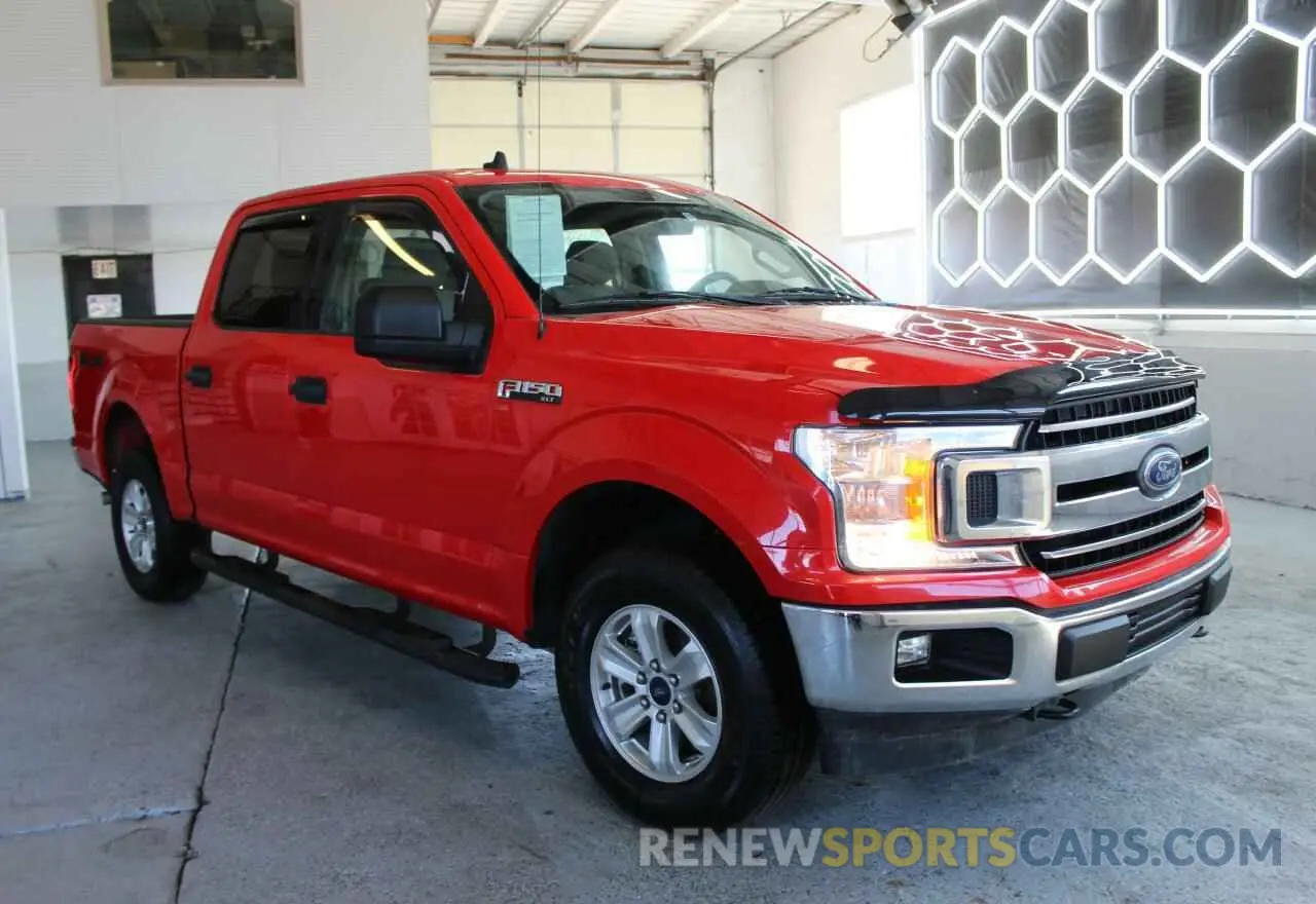 1 fotografías del automóvil dañado 1FTEW1E5XKFB18538 FORD F-150 2019