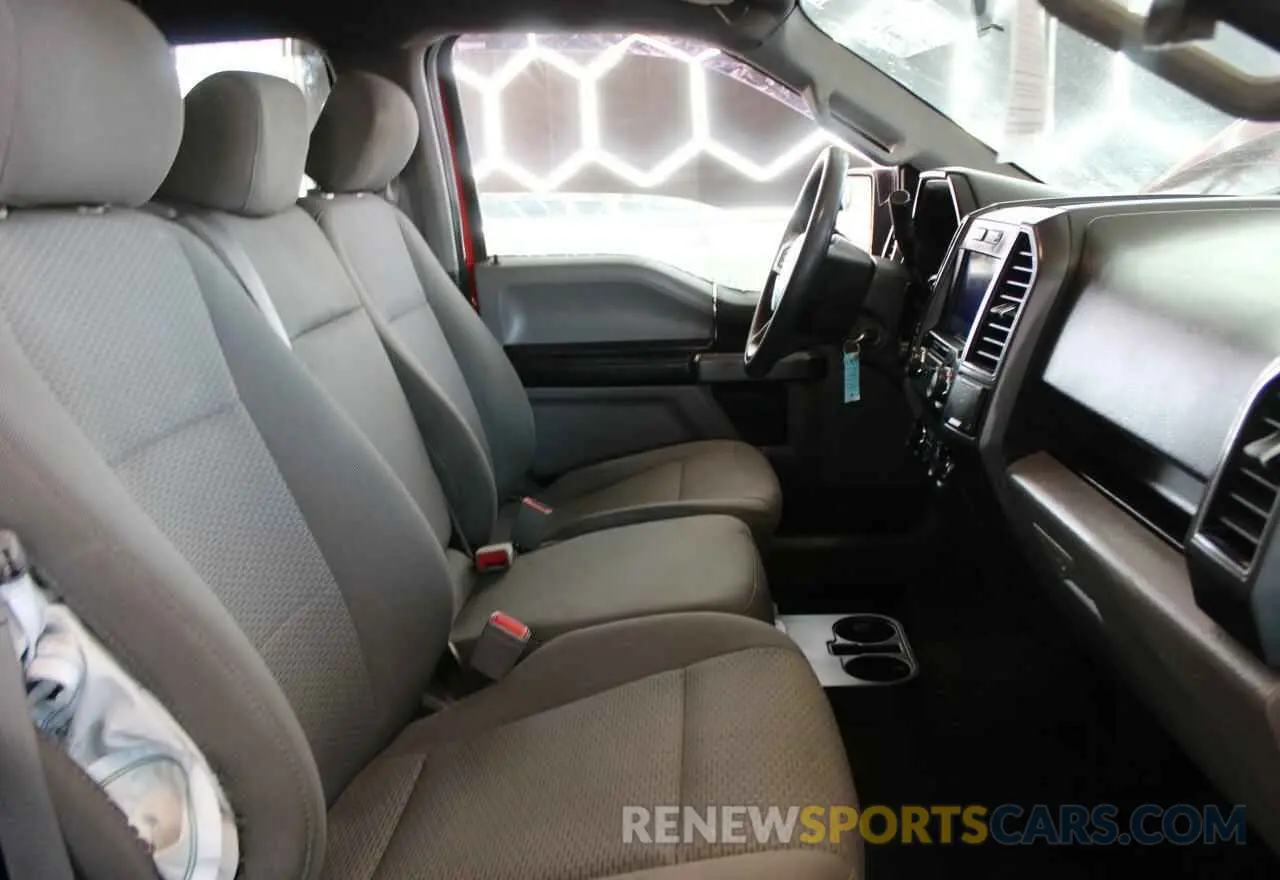 5 fotografías del automóvil dañado 1FTEW1E5XKFB18538 FORD F-150 2019