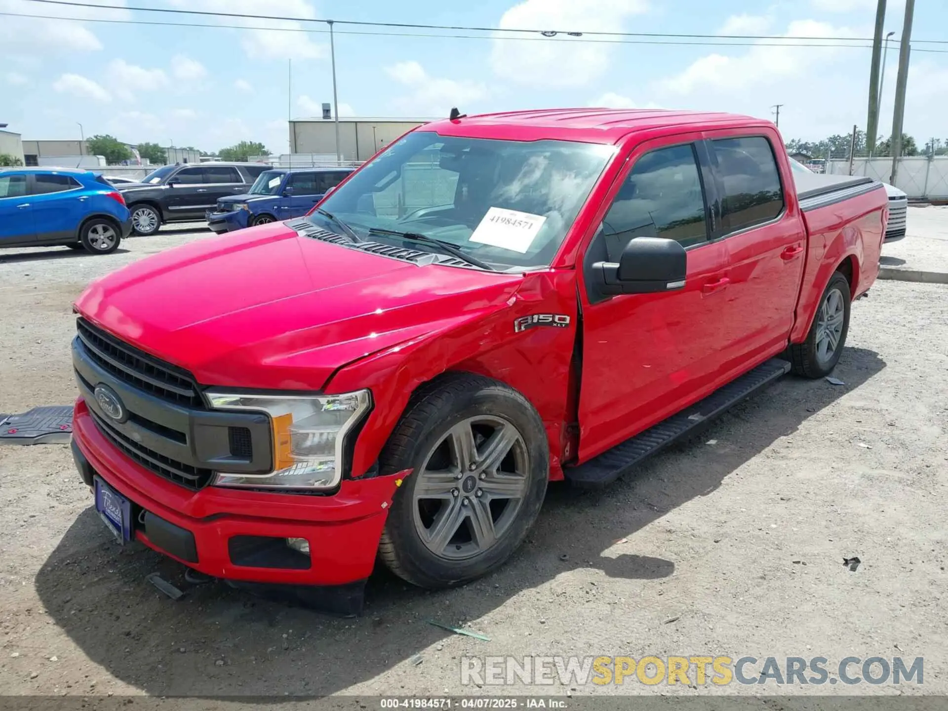 2 fotografías del automóvil dañado 1FTEW1EP0KFA98110 FORD F-150 2019