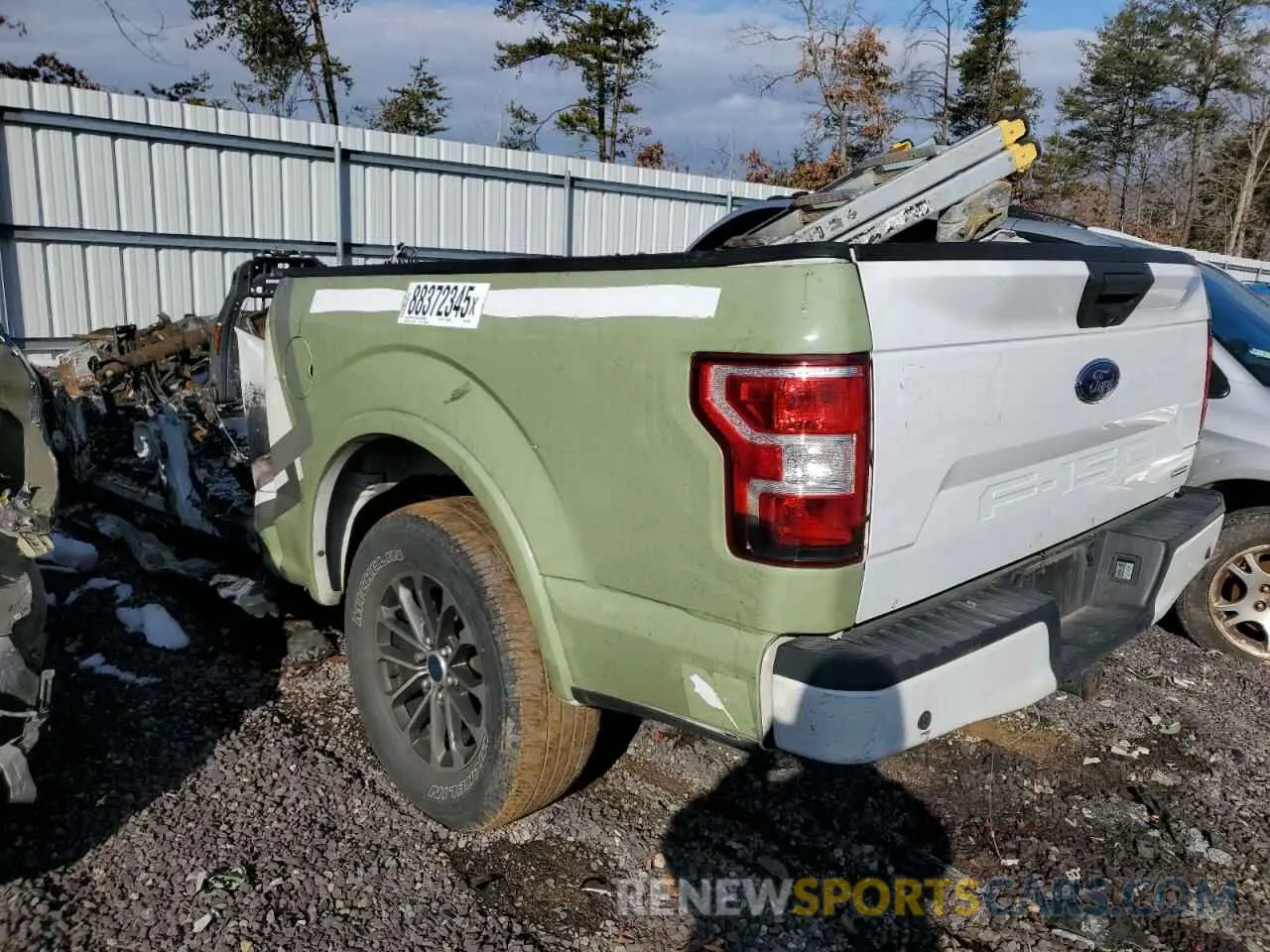 2 fotografías del automóvil dañado 1FTEW1EP8KKF13858 FORD F-150 2019