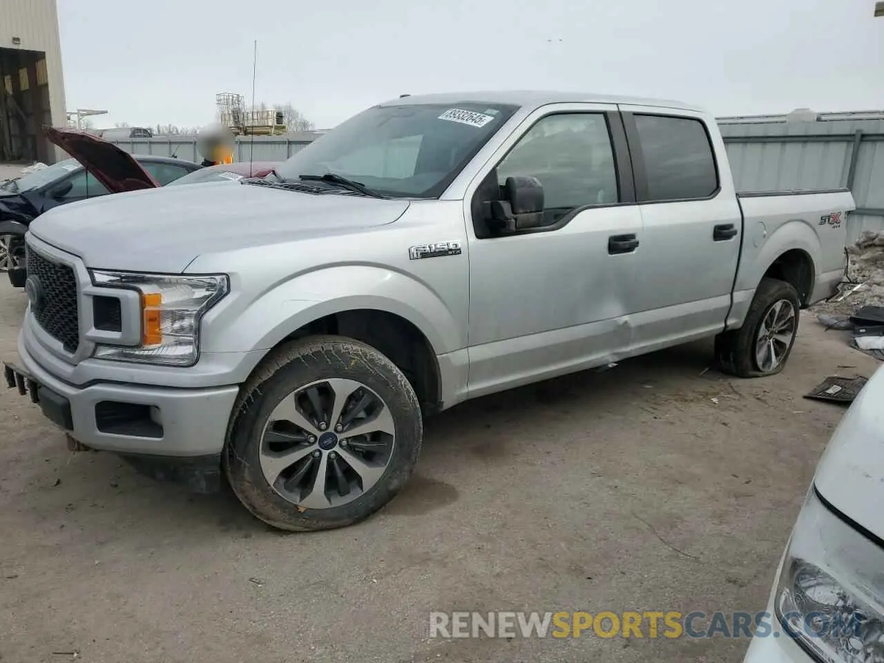 1 fotografías del automóvil dañado 1FTEW1EPXKKF27549 FORD F-150 2019