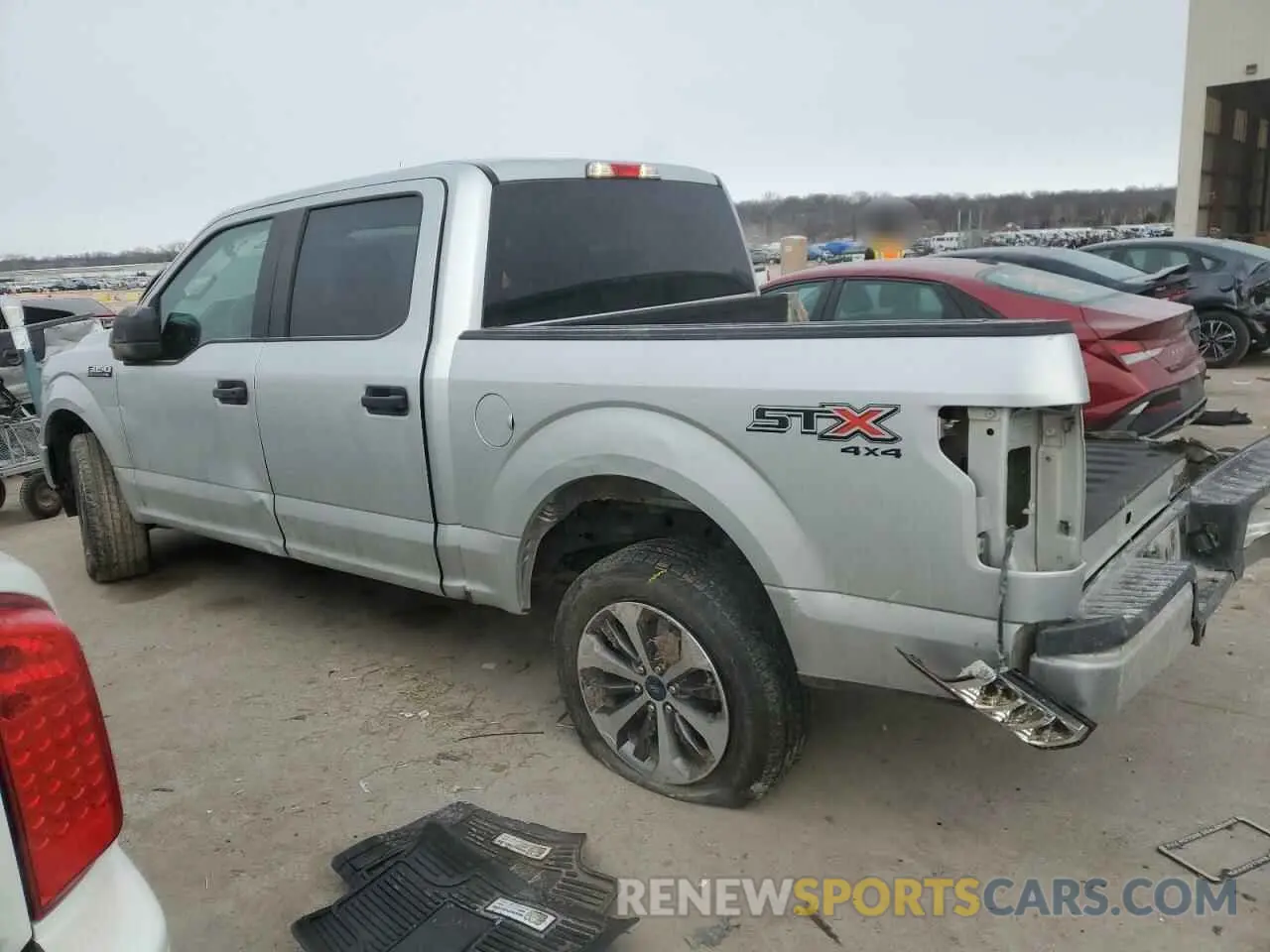 2 fotografías del automóvil dañado 1FTEW1EPXKKF27549 FORD F-150 2019