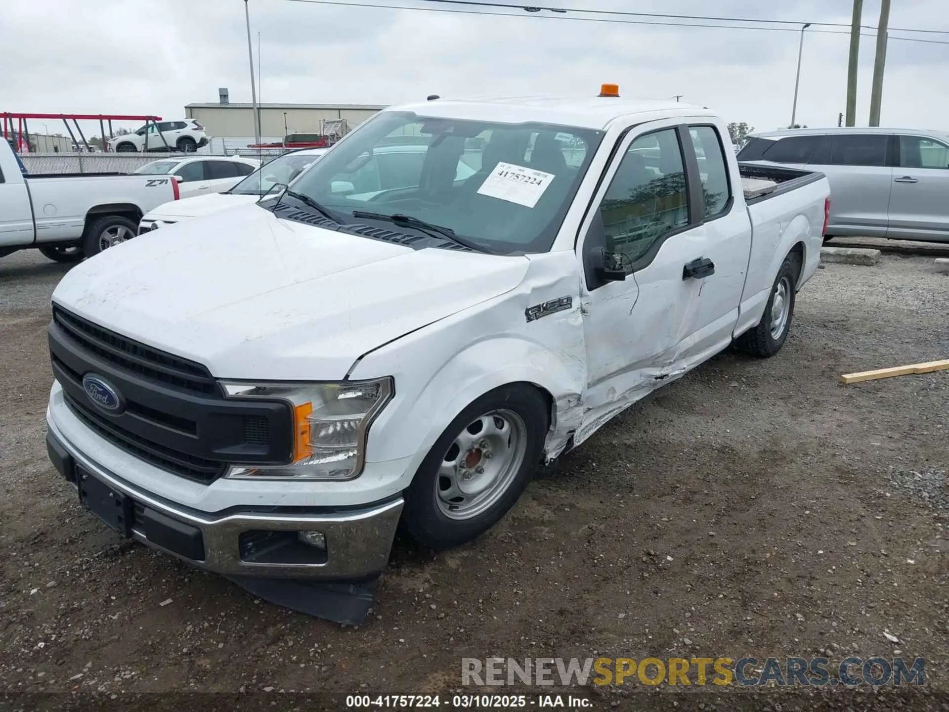 2 fotografías del automóvil dañado 1FTEX1CB1KKC01059 FORD F-150 2019