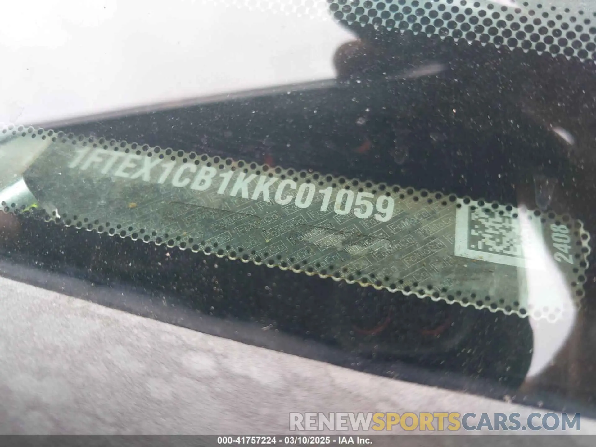 9 fotografías del automóvil dañado 1FTEX1CB1KKC01059 FORD F-150 2019