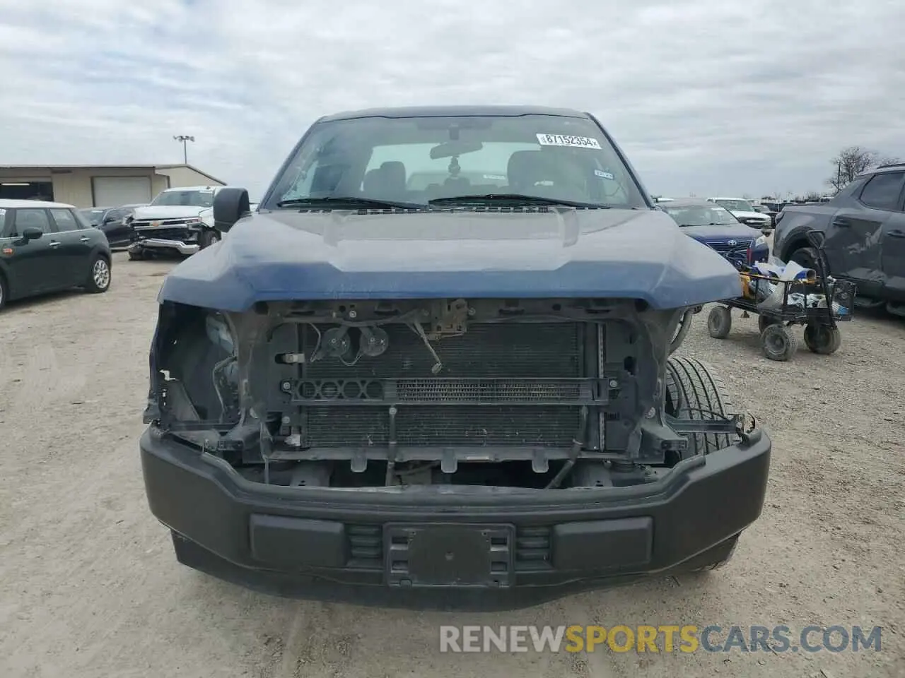 5 fotografías del automóvil dañado 1FTEX1CB9KKE61211 FORD F-150 2019