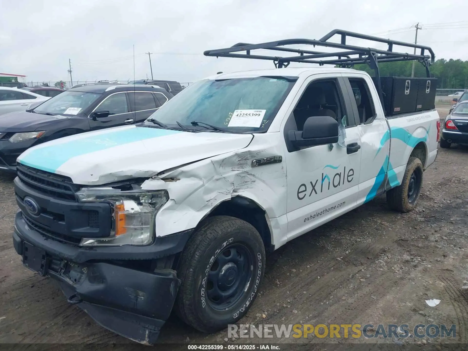 2 fotografías del automóvil dañado 1FTEX1EBXKKF10848 FORD F-150 2019