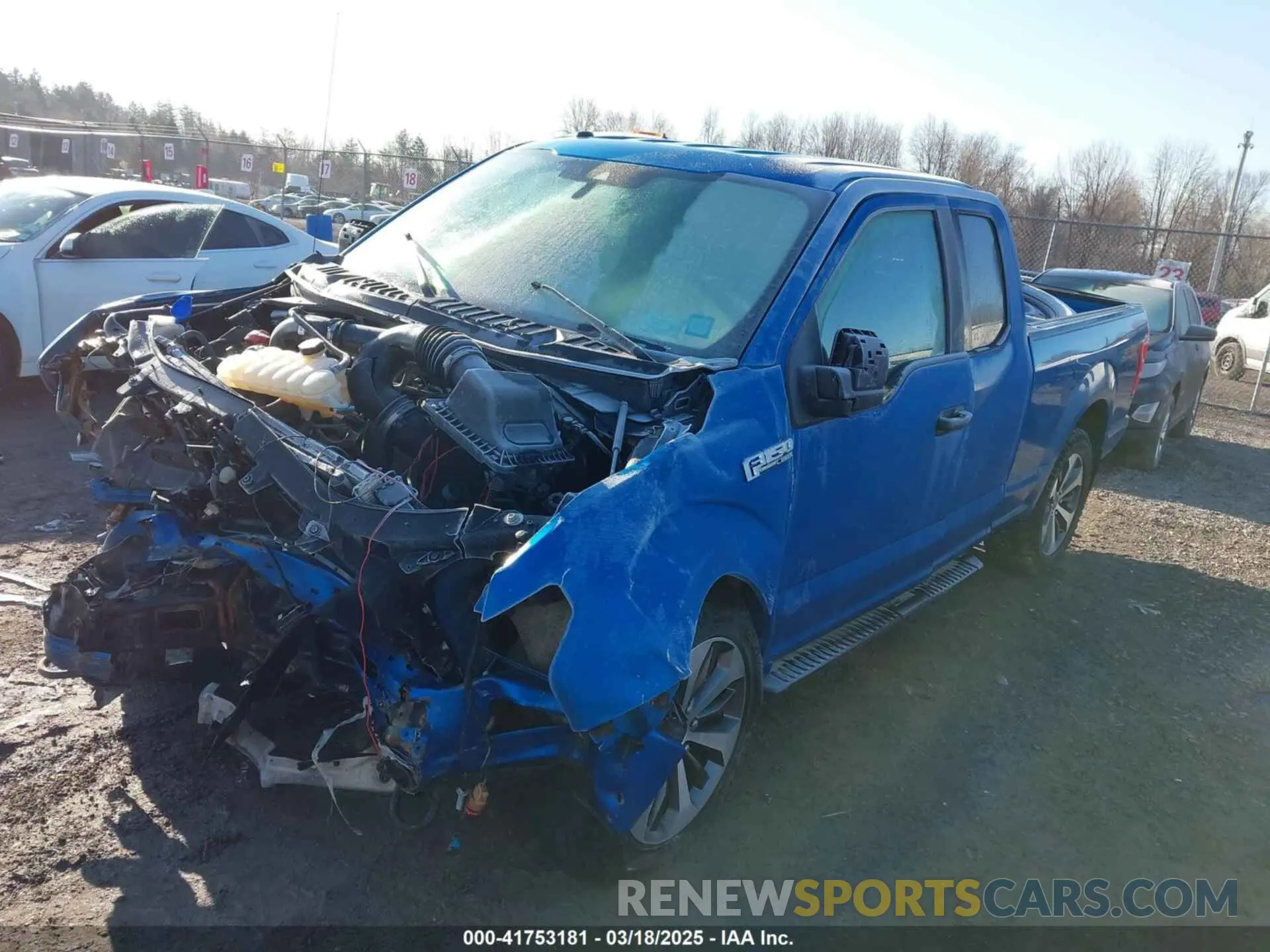 2 fotografías del automóvil dañado 1FTEX1EP8KFA27217 FORD F-150 2019
