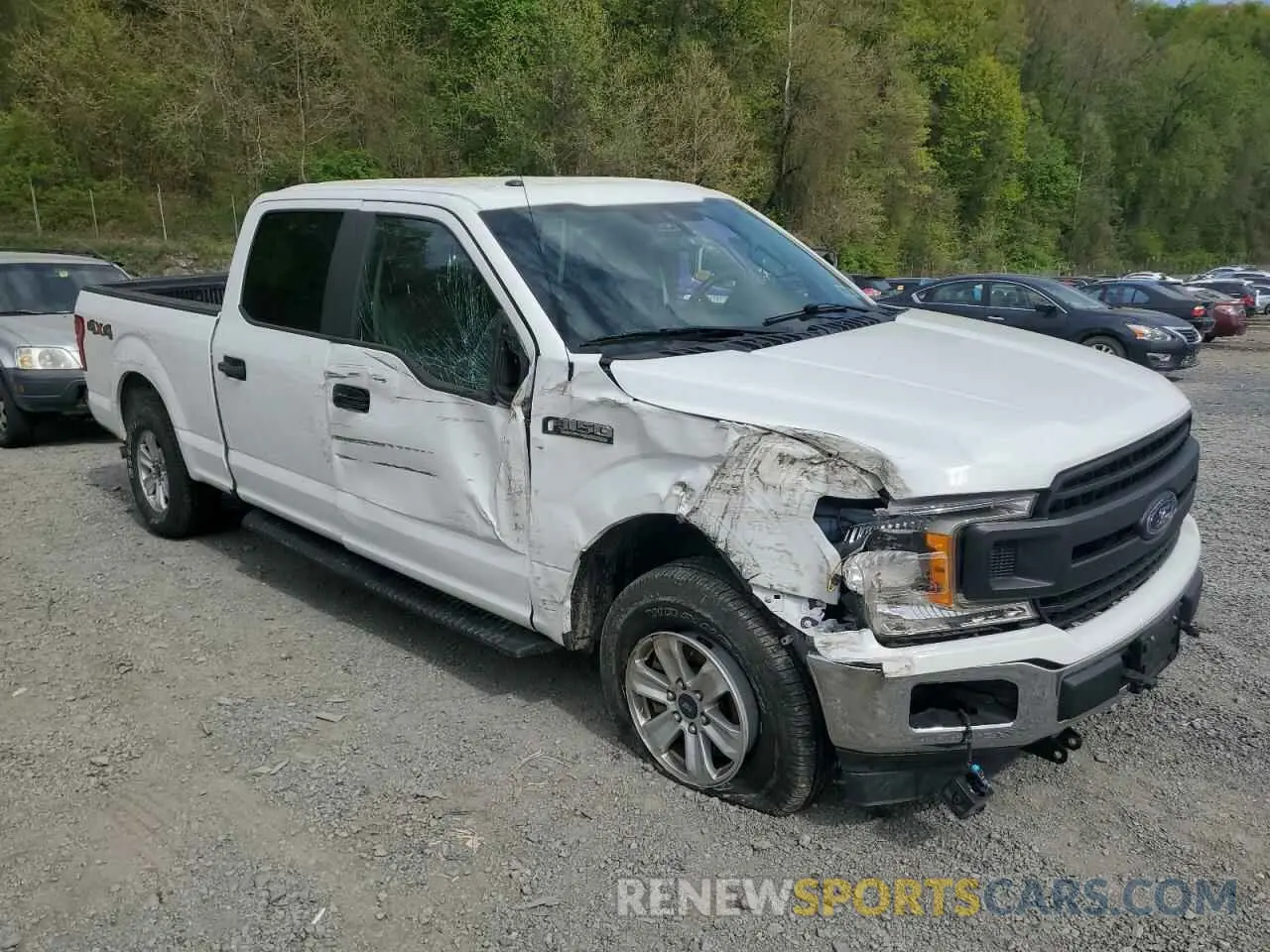 4 fotografías del automóvil dañado 1FTFW1E51KFC28124 FORD F-150 2019