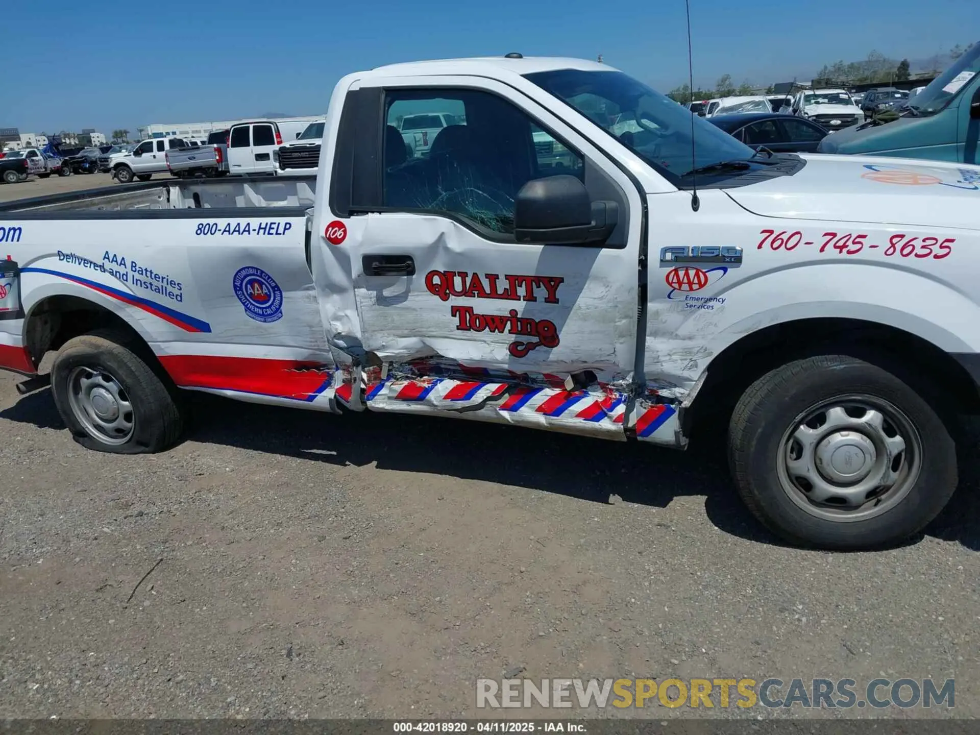 6 fotografías del automóvil dañado 1FTMF1CB3KKC86887 FORD F-150 2019