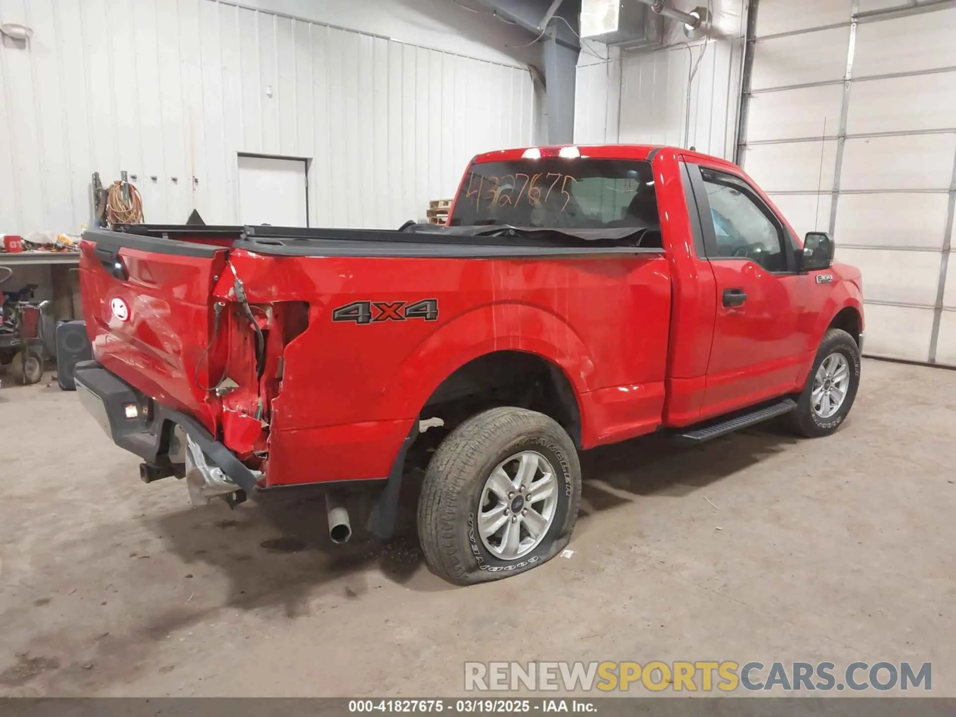 4 fotografías del automóvil dañado 1FTMF1E56KKD73061 FORD F-150 2019