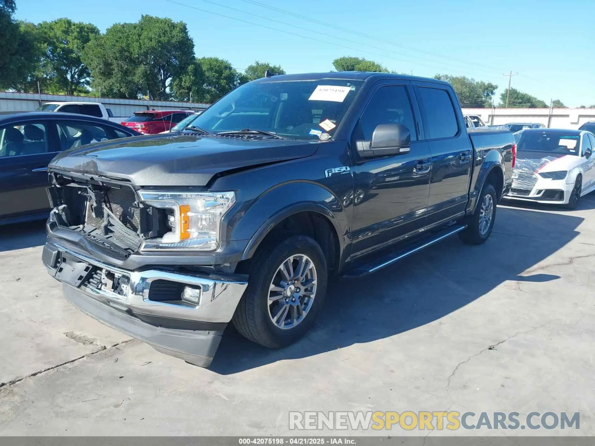 2 fotografías del automóvil dañado 1FTEW1C50LKE93690 FORD F-150 2020