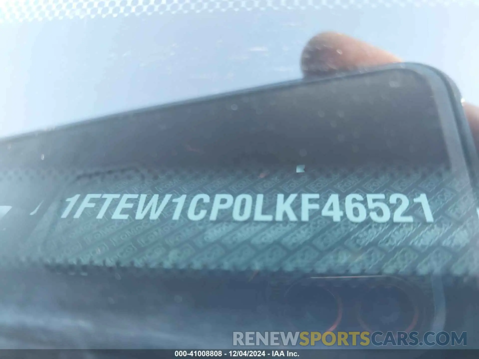 9 fotografías del automóvil dañado 1FTEW1CP0LKF46521 FORD F-150 2020