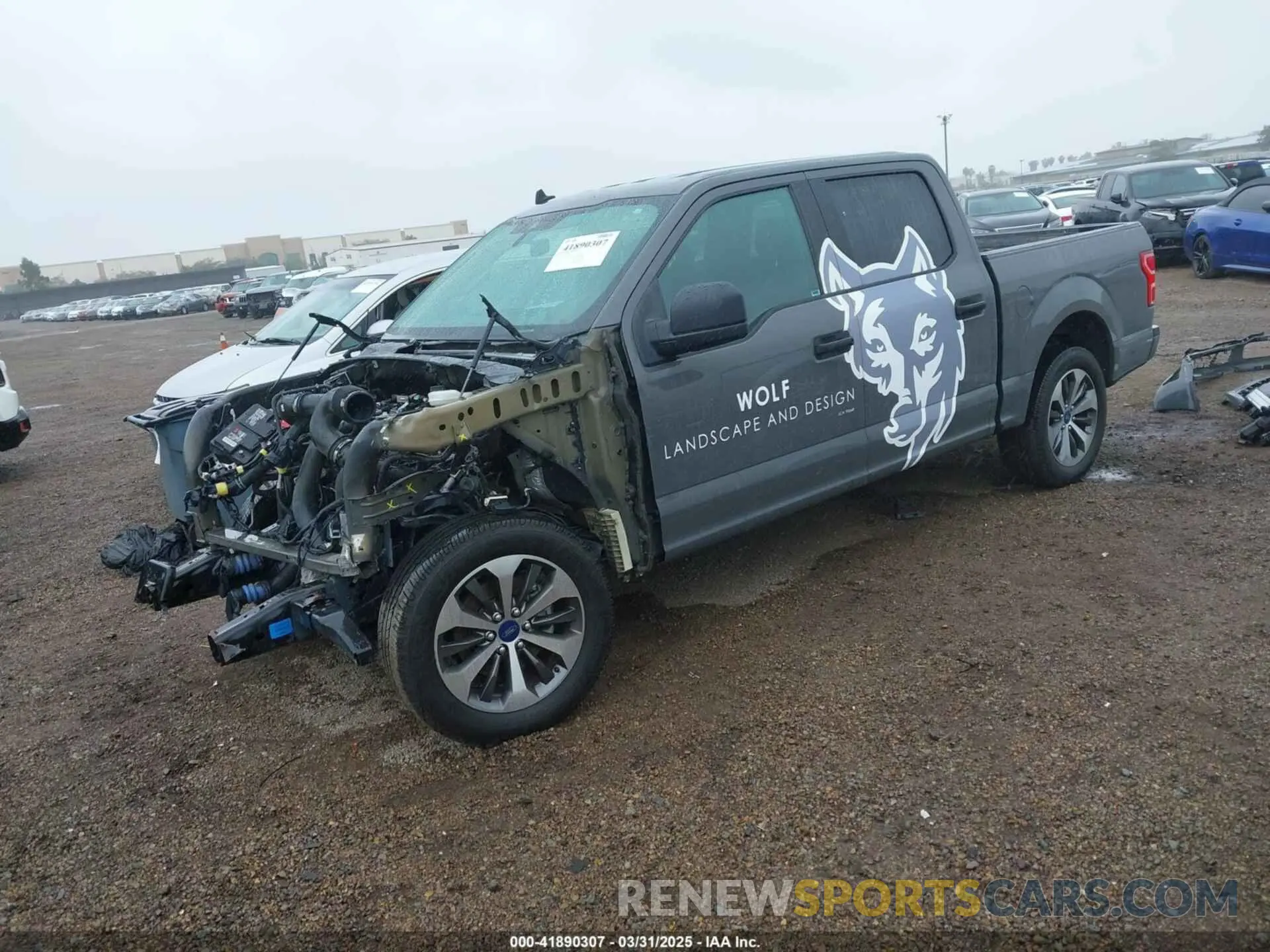 2 fotografías del automóvil dañado 1FTEW1CP1LFA58008 FORD F-150 2020