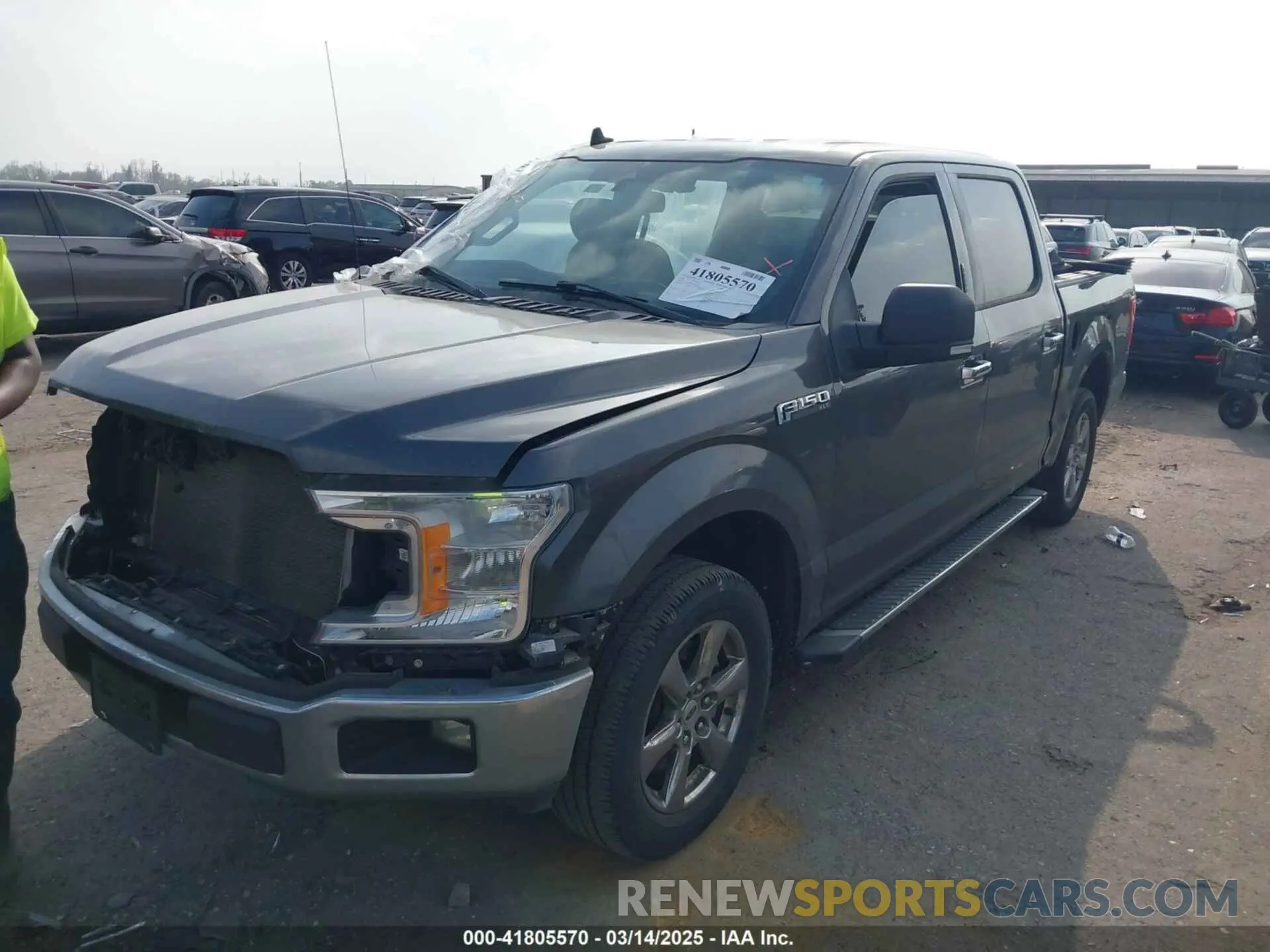2 fotografías del automóvil dañado 1FTEW1CP8LKD16371 FORD F-150 2020