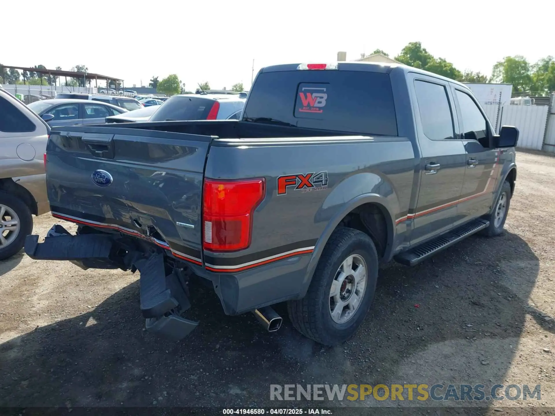 4 fotografías del automóvil dañado 1FTEW1E42LFA72518 FORD F-150 2020