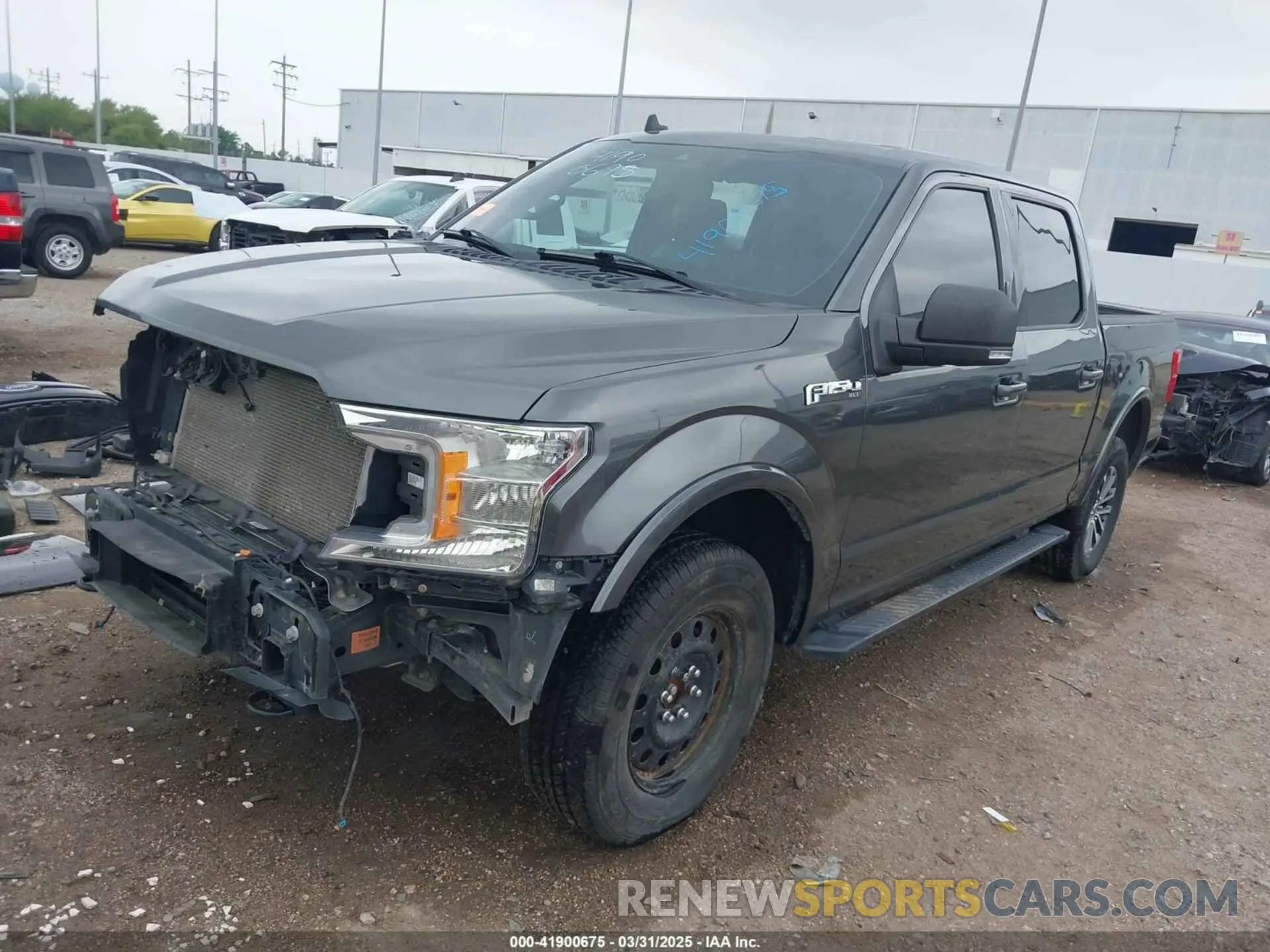 2 fotografías del automóvil dañado 1FTEW1E43LFC40926 FORD F-150 2020
