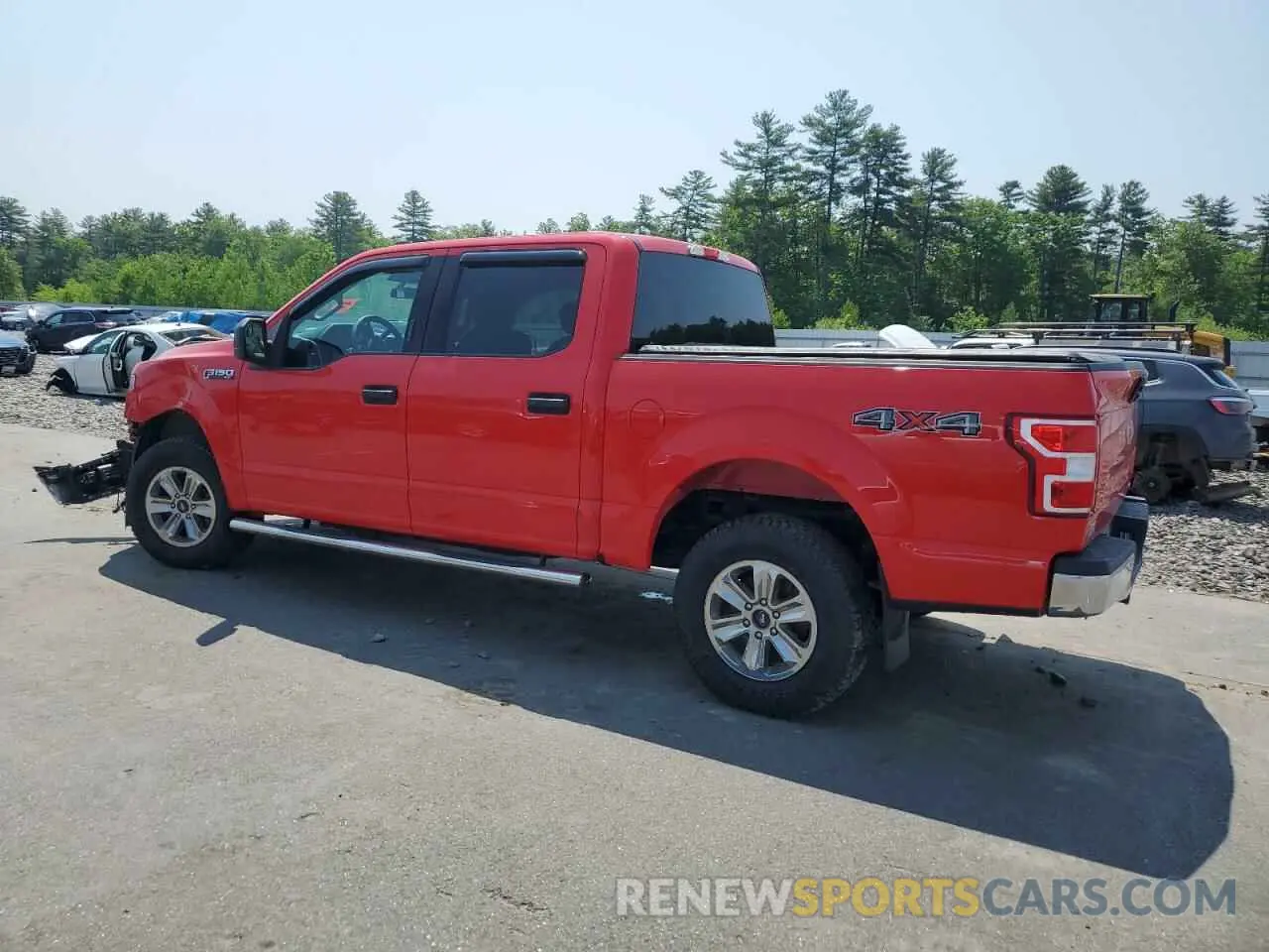 2 fotografías del automóvil dañado 1FTEW1E48LKD04367 FORD F-150 2020