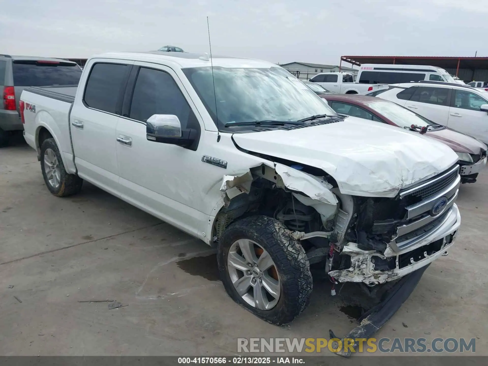 1 fotografías del automóvil dañado 1FTEW1E4XLFB78604 FORD F-150 2020