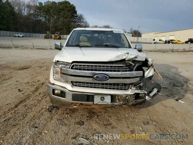 5 fotografías del automóvil dañado 1FTEW1E50LFB12720 FORD F-150 2020