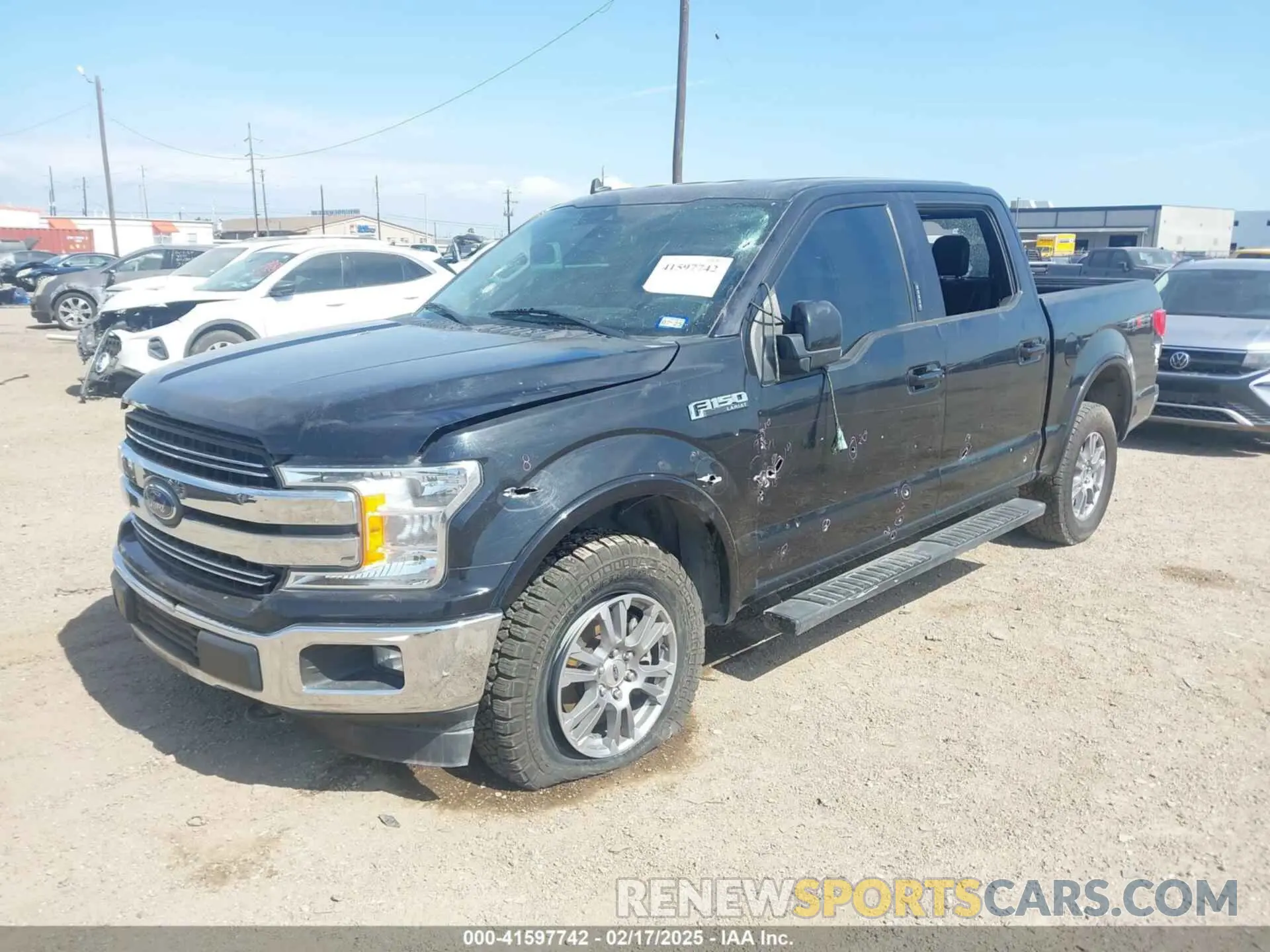 2 fotografías del automóvil dañado 1FTEW1E58LFA63329 FORD F-150 2020