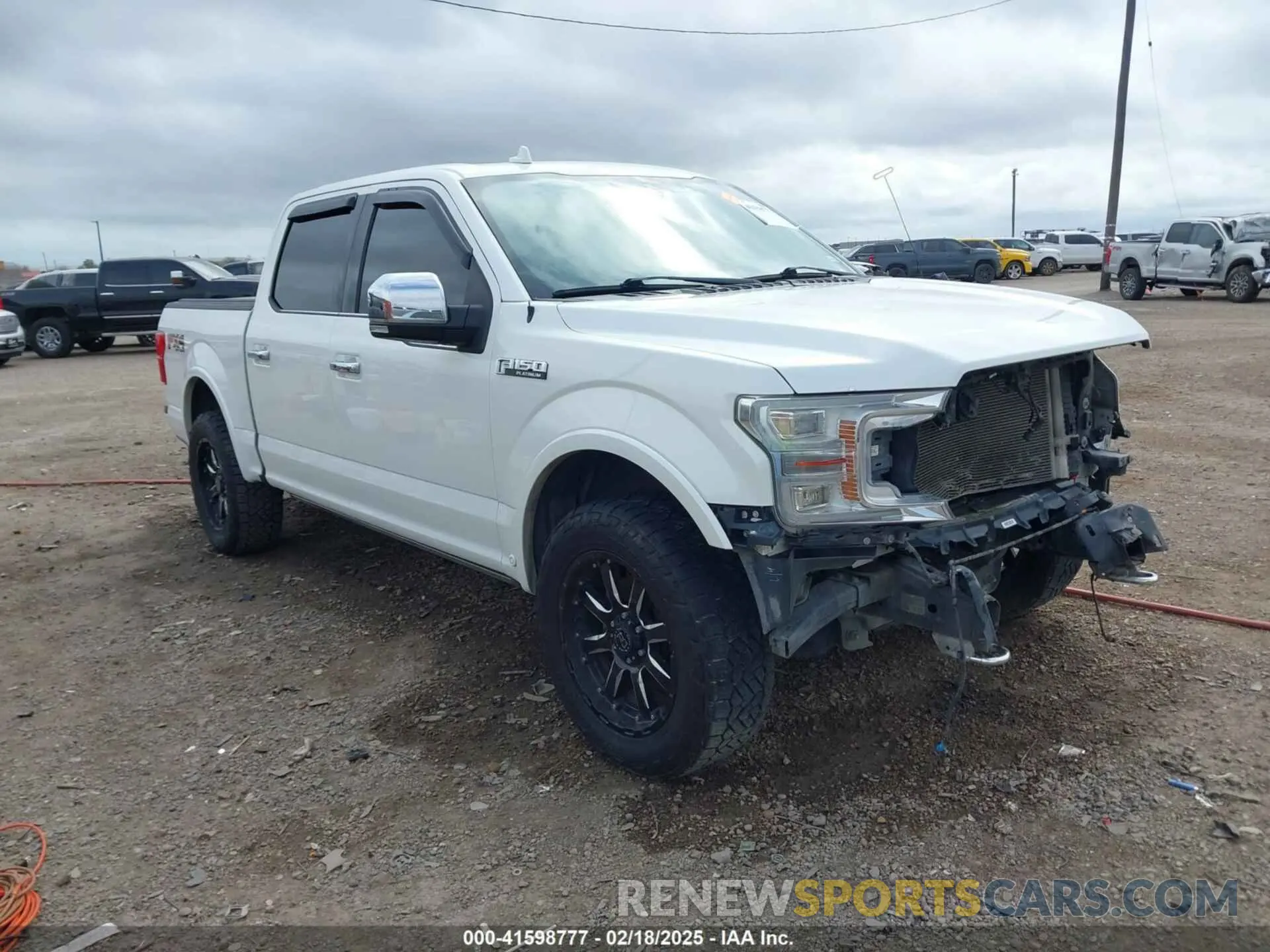 1 fotografías del automóvil dañado 1FTEW1E58LFB33704 FORD F-150 2020