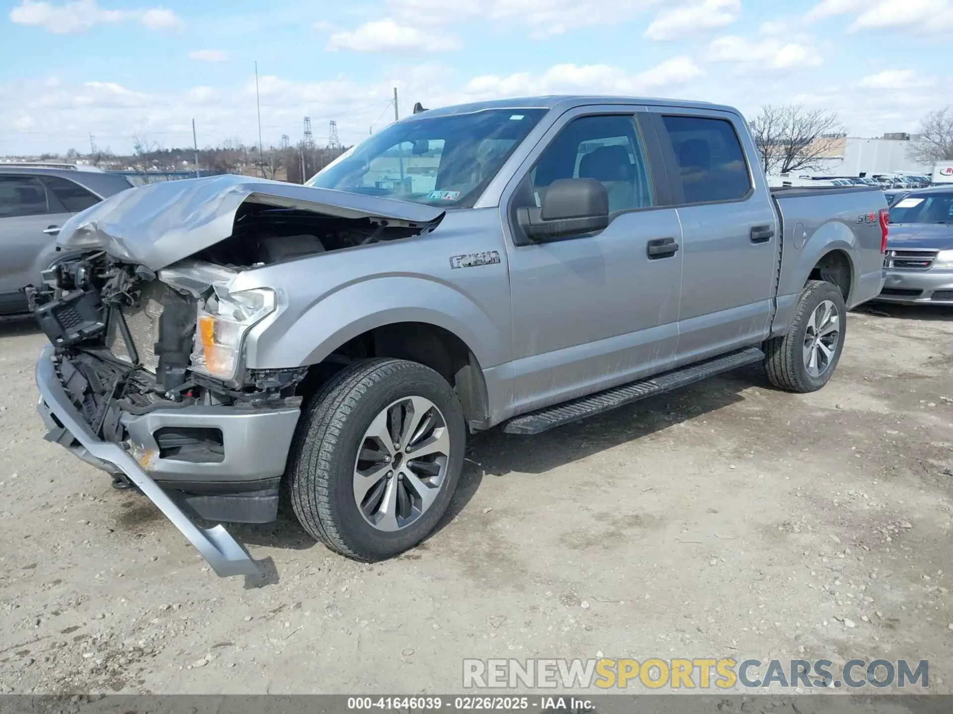 2 fotografías del automóvil dañado 1FTEW1EP0LFB83899 FORD F-150 2020