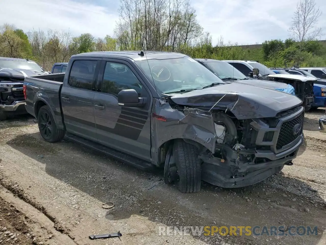 4 fotografías del automóvil dañado 1FTEW1EP6LFB31449 FORD F-150 2020