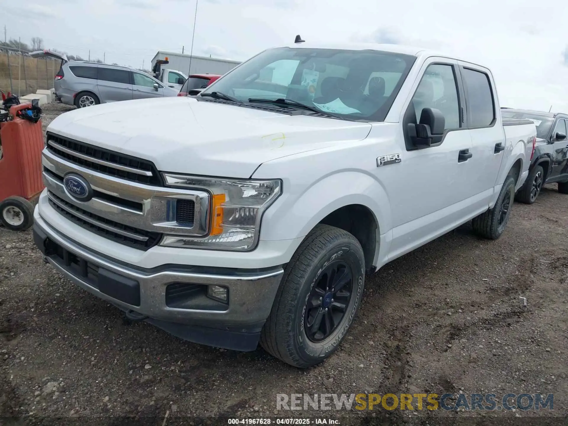 2 fotografías del automóvil dañado 1FTEW1EPXLKE20938 FORD F-150 2020