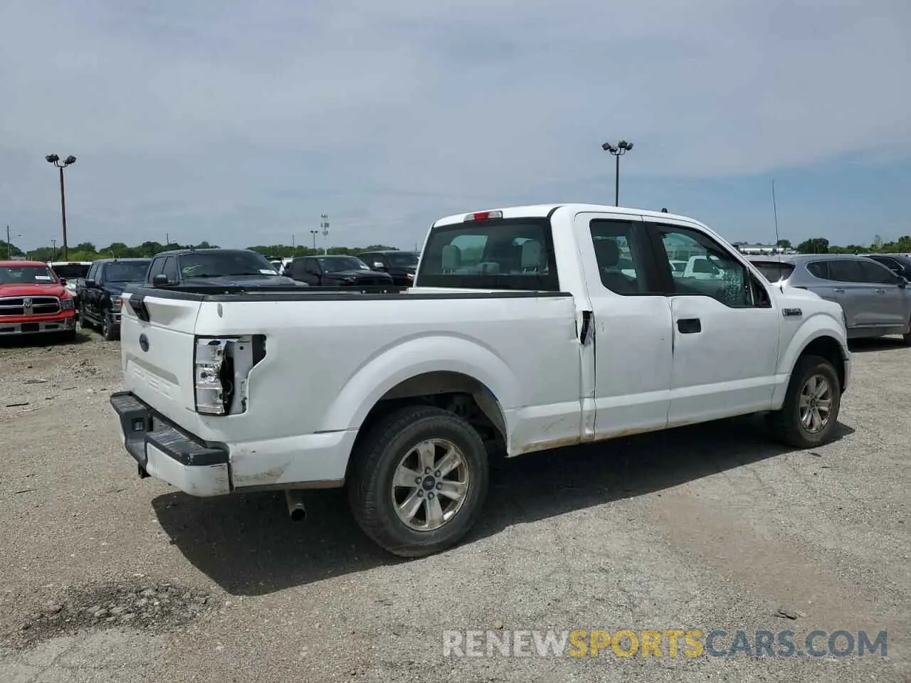 3 fotografías del automóvil dañado 1FTEX1CB8LFB69379 FORD F-150 2020
