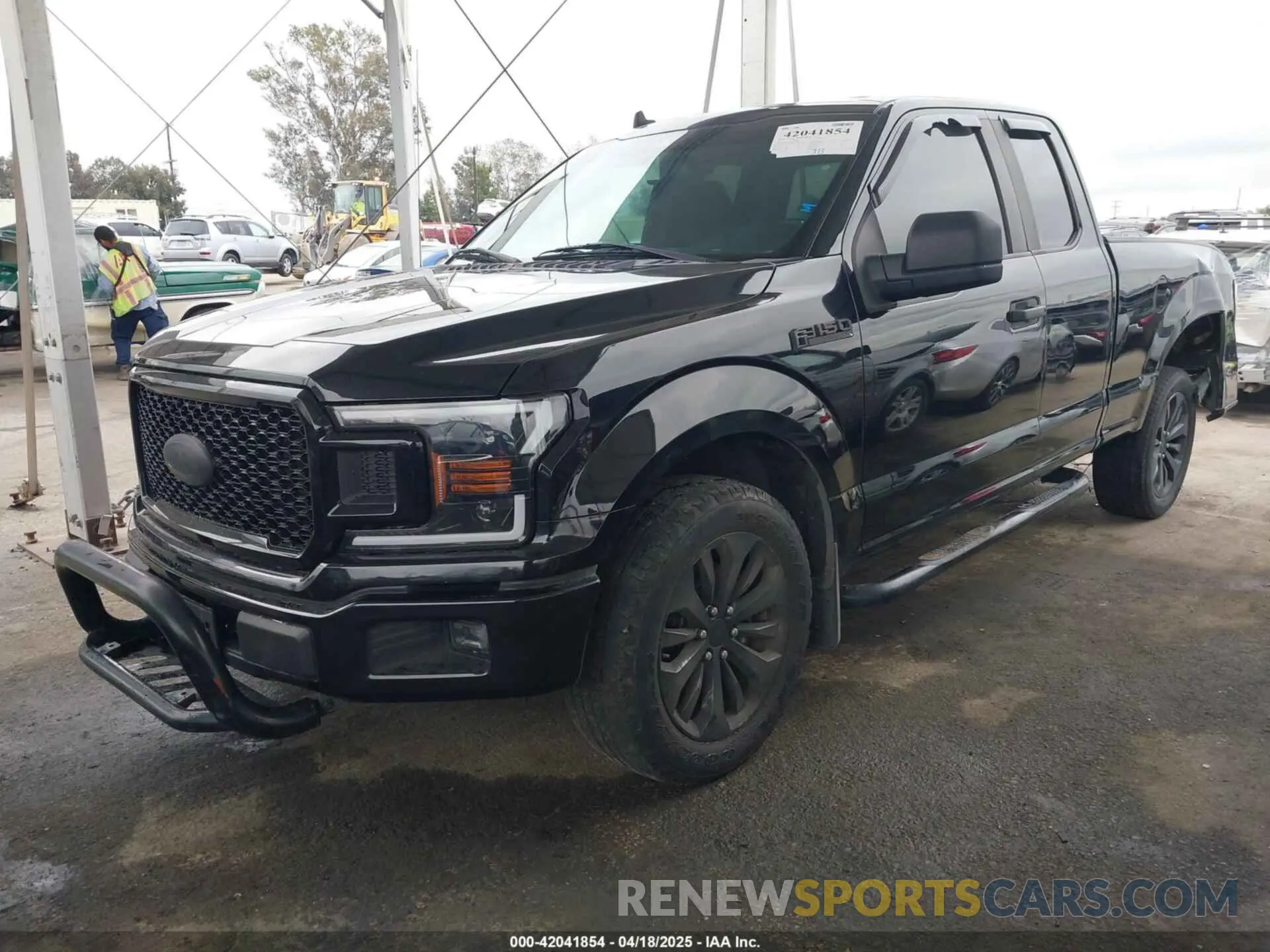 2 fotografías del automóvil dañado 1FTEX1CPXLKF47589 FORD F-150 2020