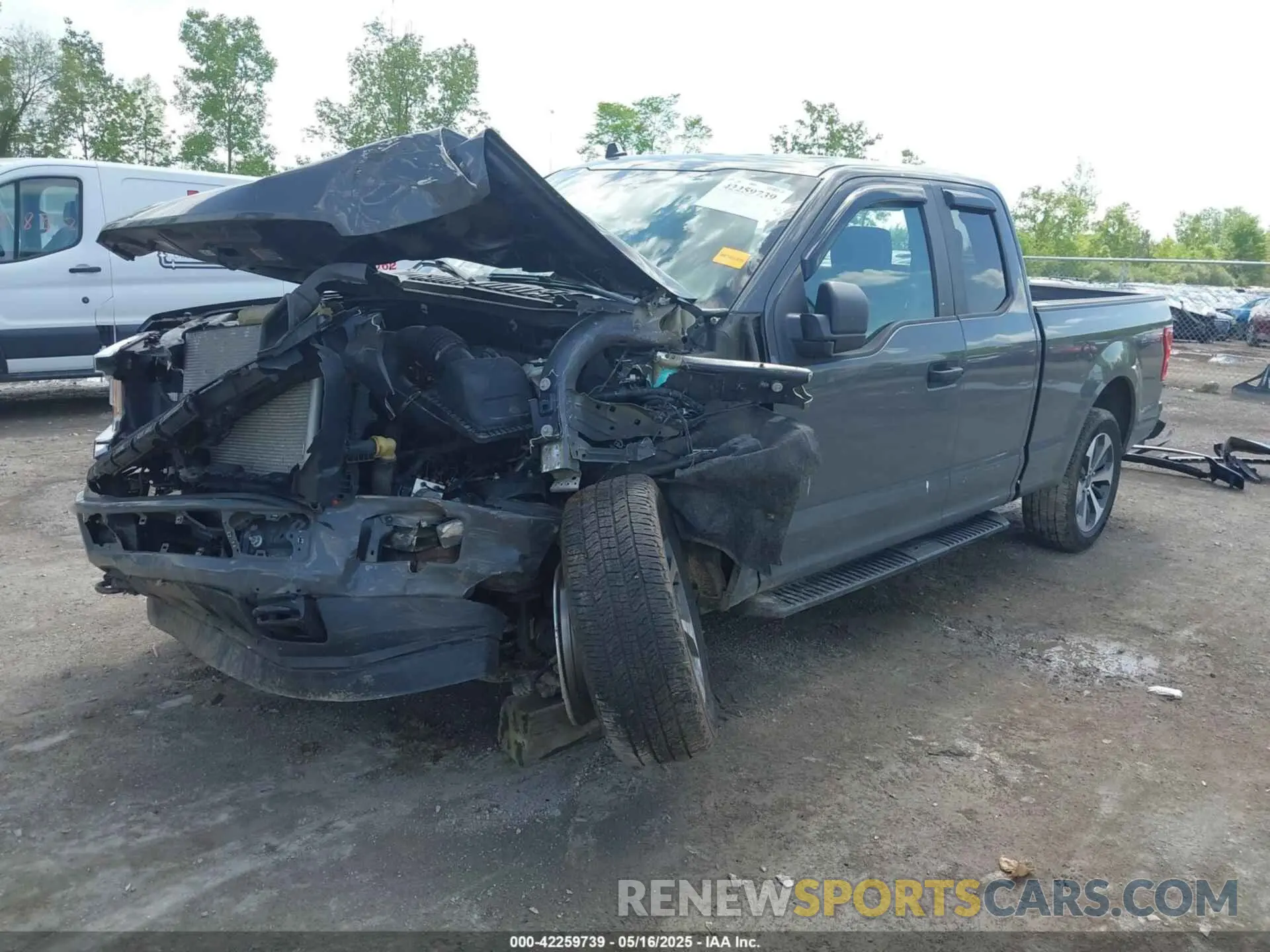 2 fotografías del automóvil dañado 1FTEX1EP6LFC39891 FORD F-150 2020