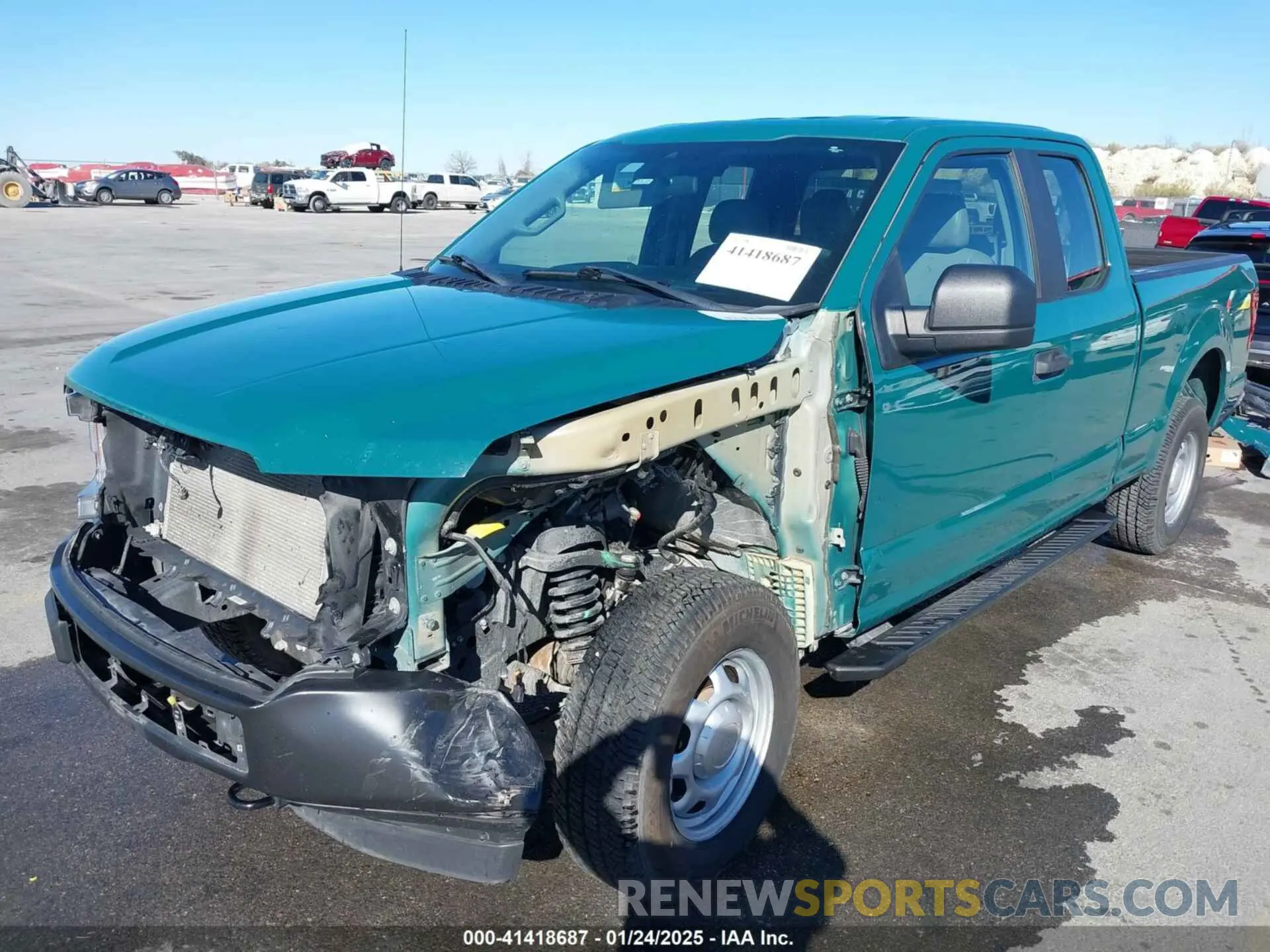 2 fotografías del automóvil dañado 1FTFX1E50LKE48263 FORD F-150 2020