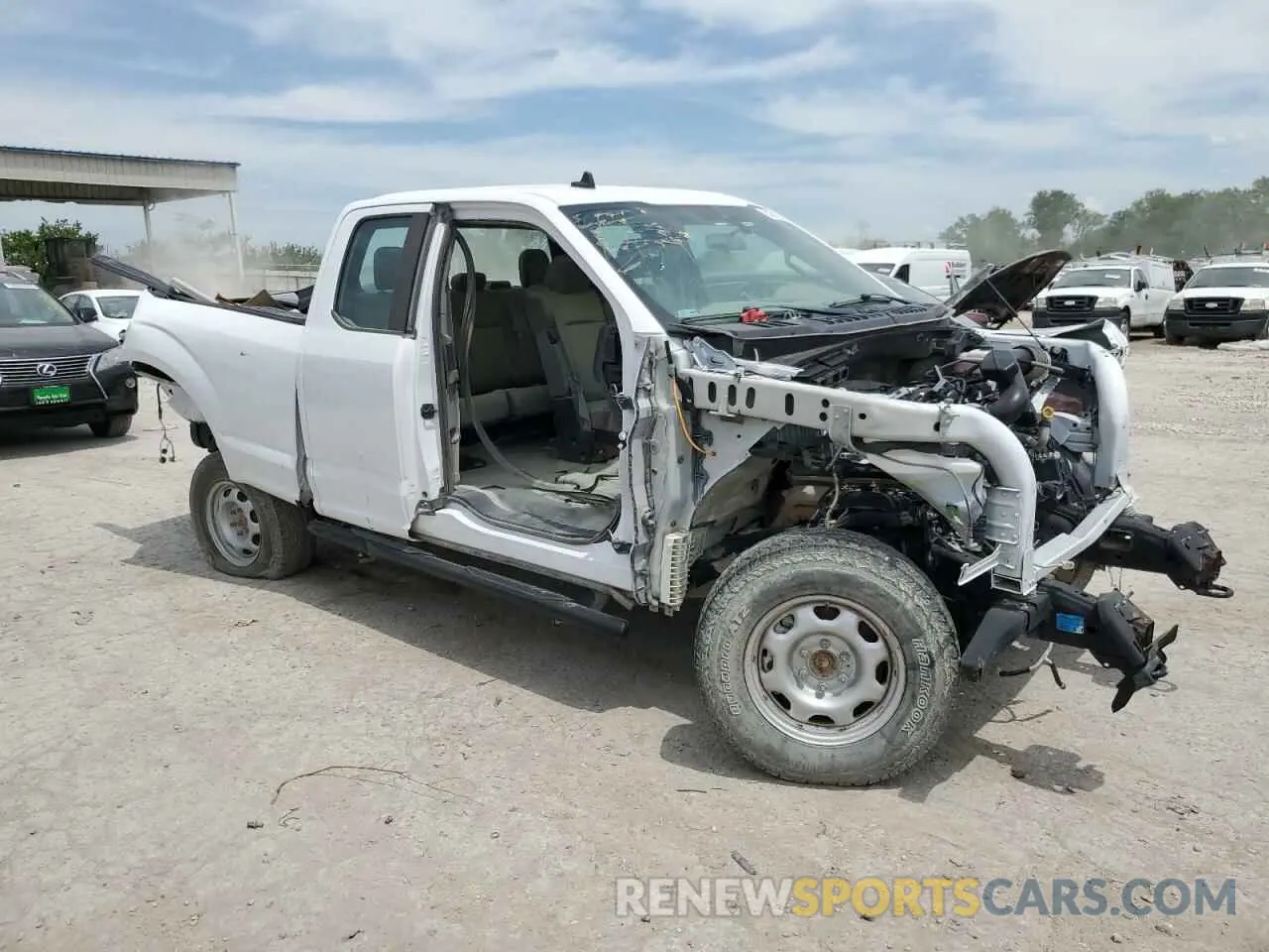 4 fotografías del automóvil dañado 1FTFX1E53LKE43509 FORD F-150 2020