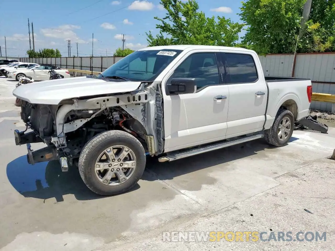 1 fotografías del automóvil dañado 1FTEW1C58MFC45987 FORD F-150 2021