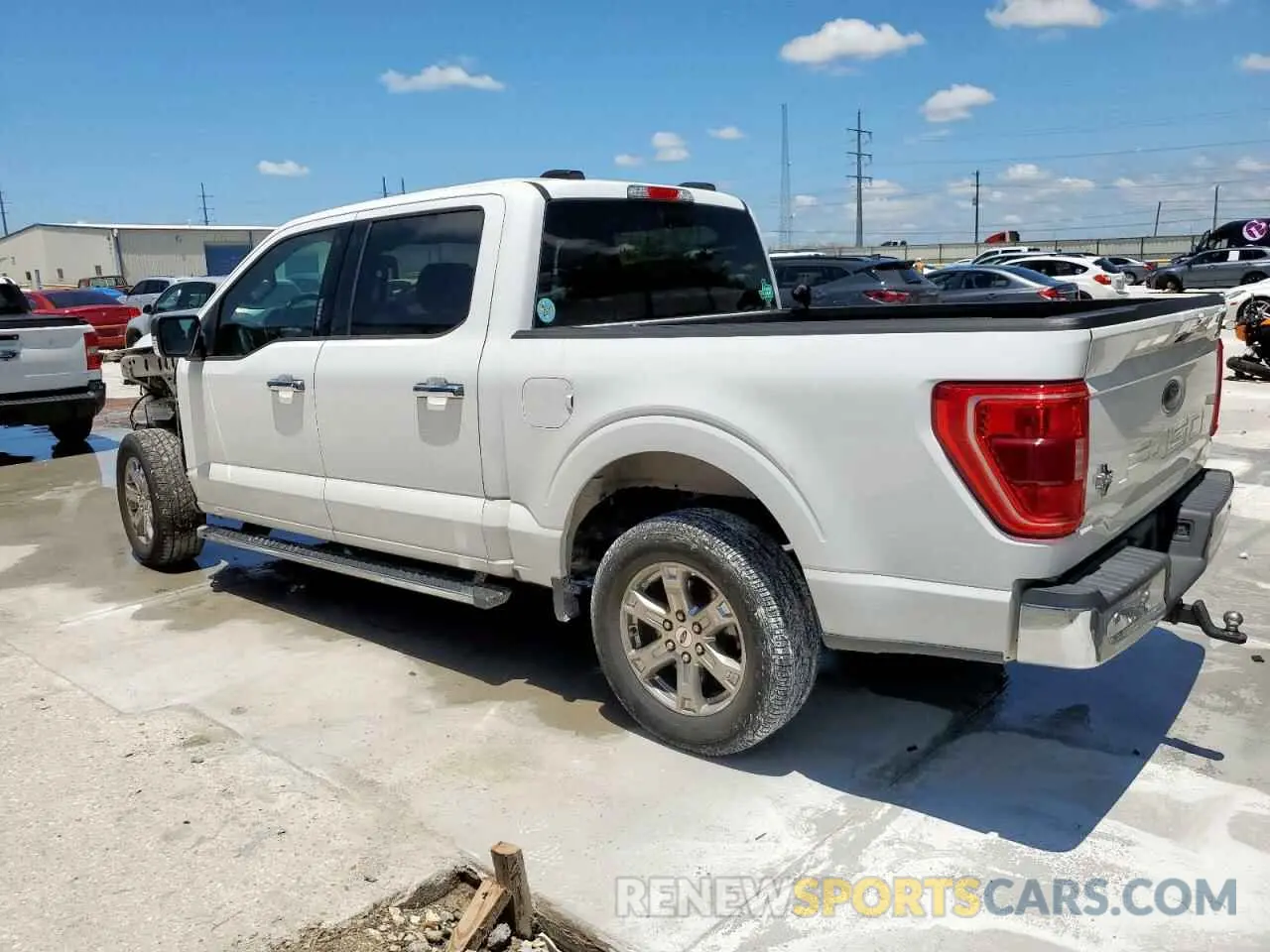 2 fotografías del automóvil dañado 1FTEW1C58MFC45987 FORD F-150 2021