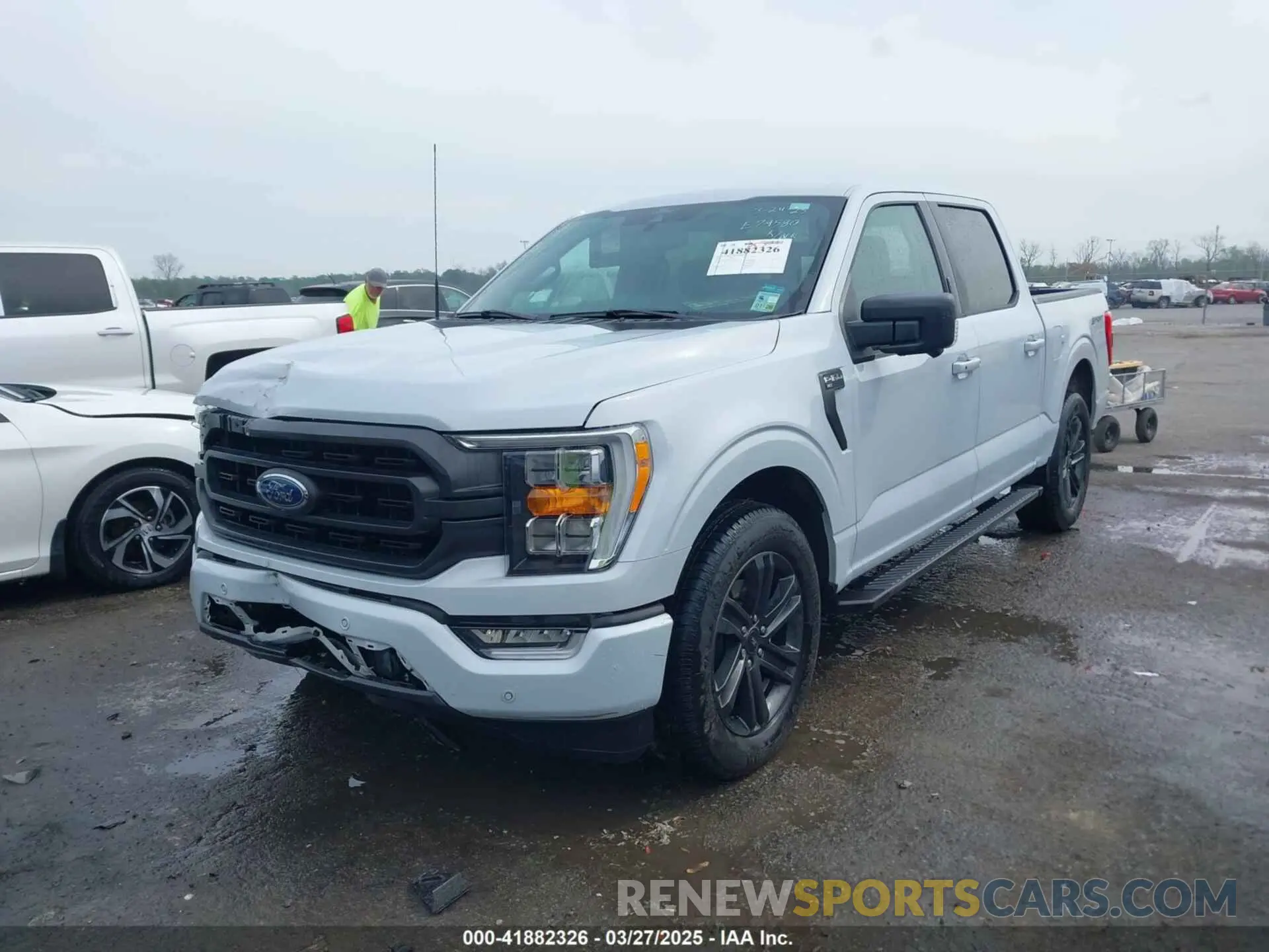 2 fotografías del automóvil dañado 1FTEW1C59MKE79580 FORD F-150 2021