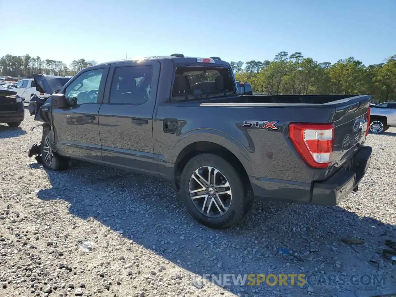 2 fotografías del automóvil dañado 1FTEW1CP3MKD55578 FORD F-150 2021