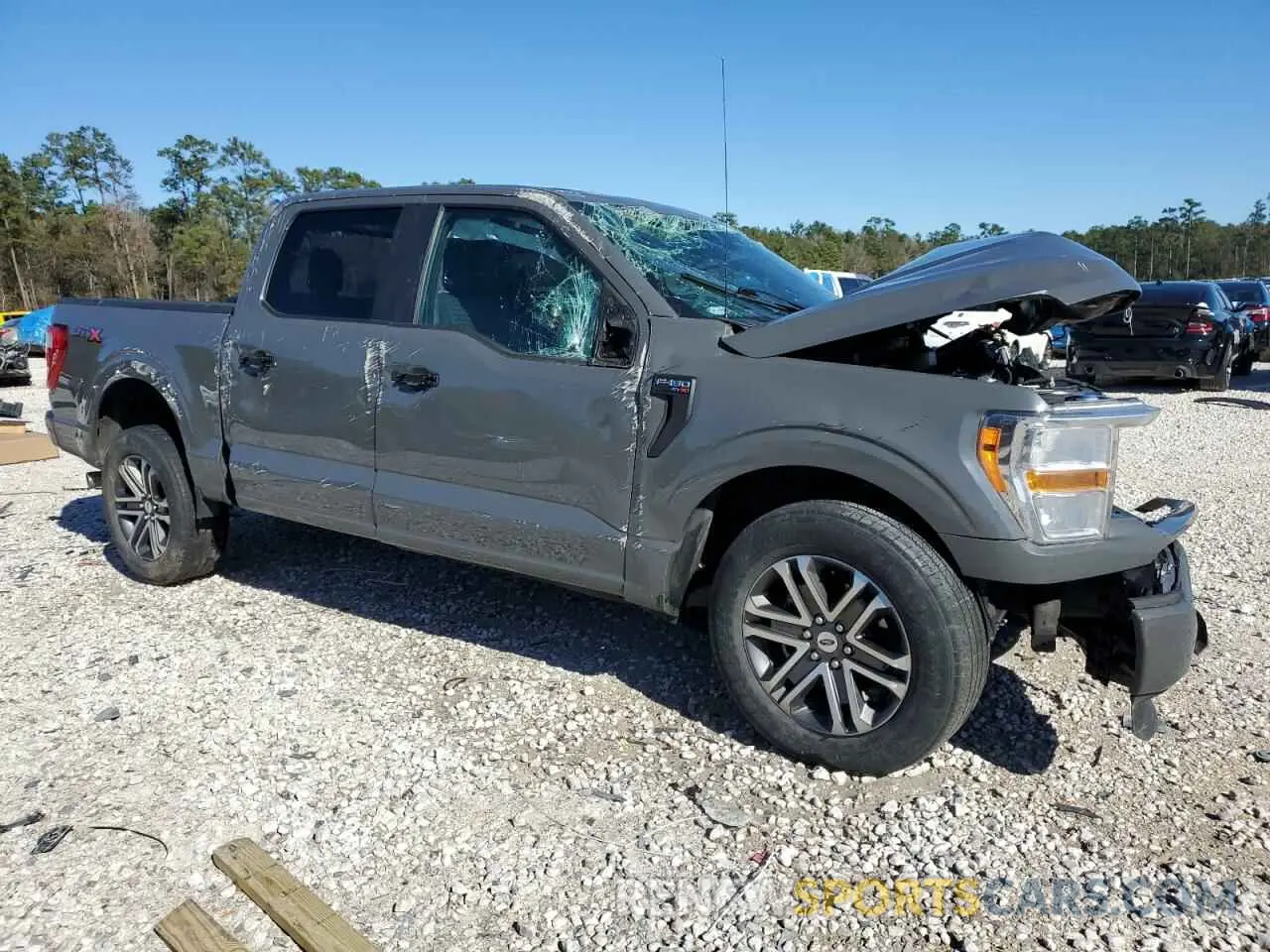 4 fotografías del automóvil dañado 1FTEW1CP3MKD55578 FORD F-150 2021